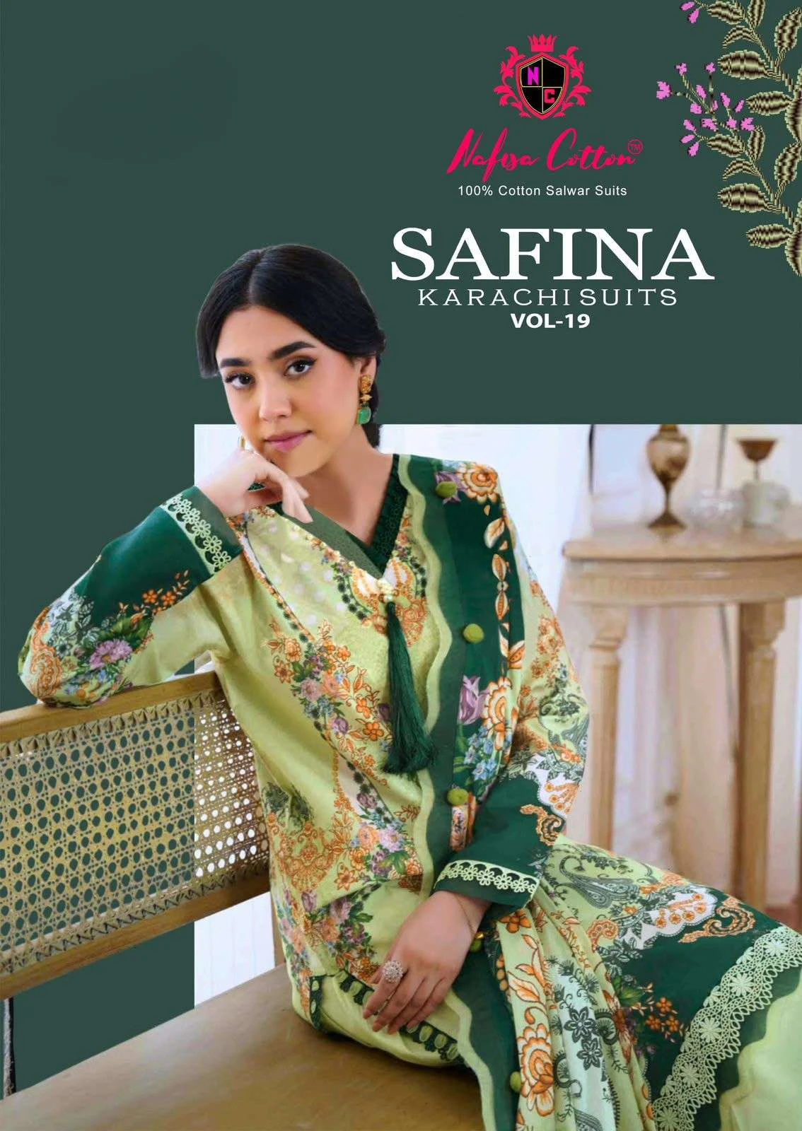 Nafisa Cotton Safina Karachi Suits Vol 19