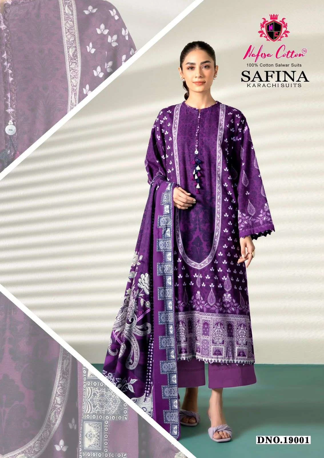 Nafisa Cotton Safina Karachi Suits Vol 19