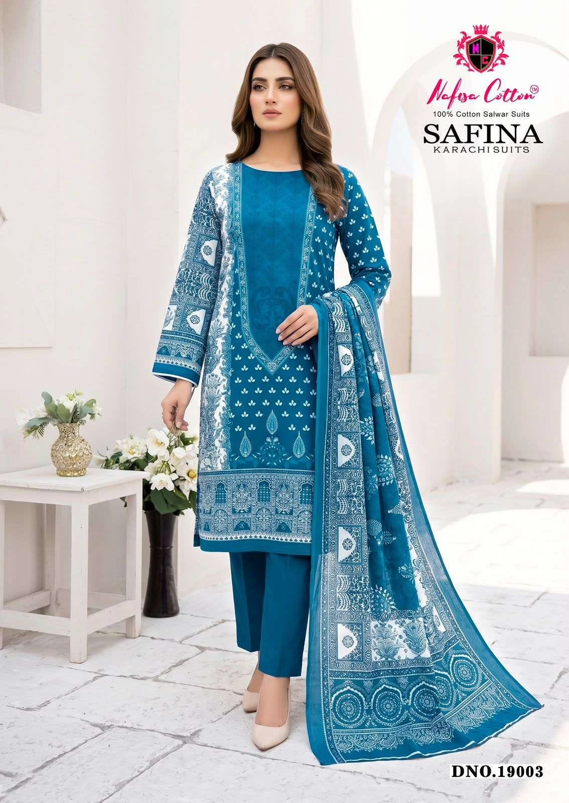 Nafisa Cotton Safina Karachi Suits Vol 19