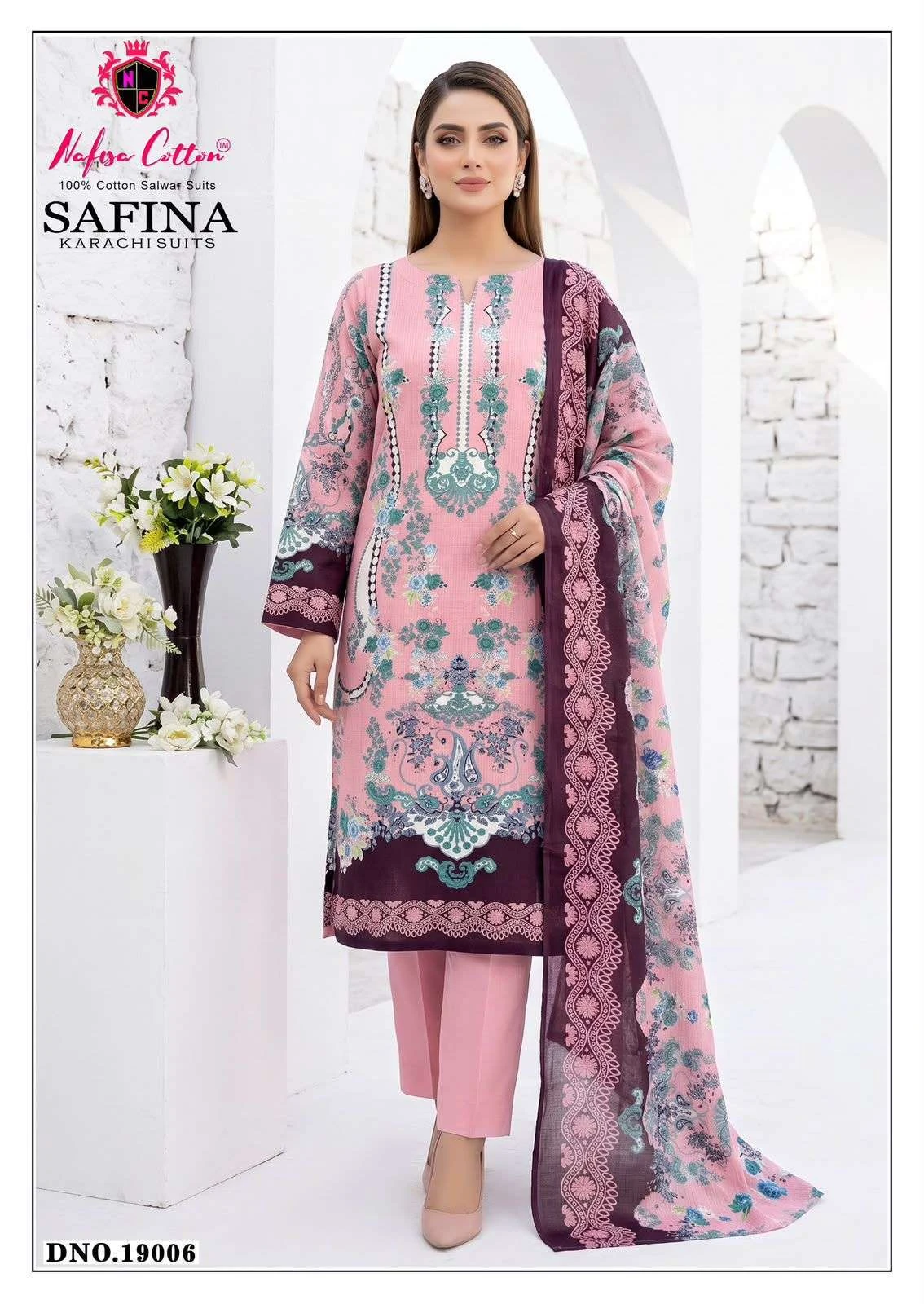 Nafisa Cotton Safina Karachi Suits Vol 19