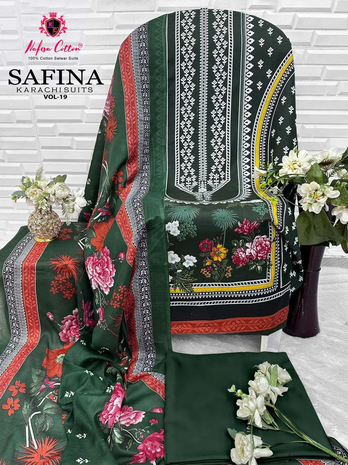 Nafisa Cotton Safina Karachi Suits Vol 19