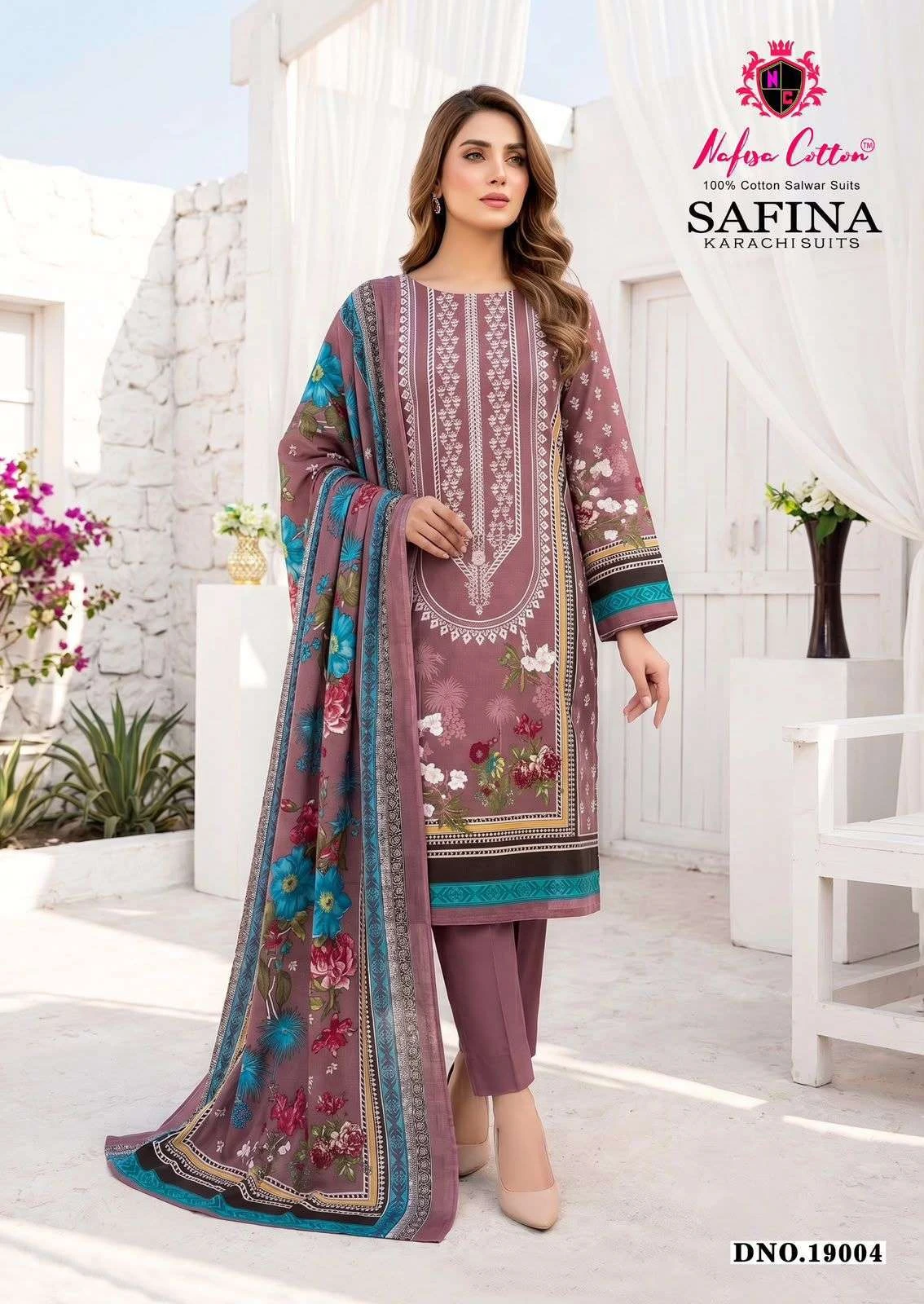 Nafisa Cotton Safina Karachi Suits Vol 19