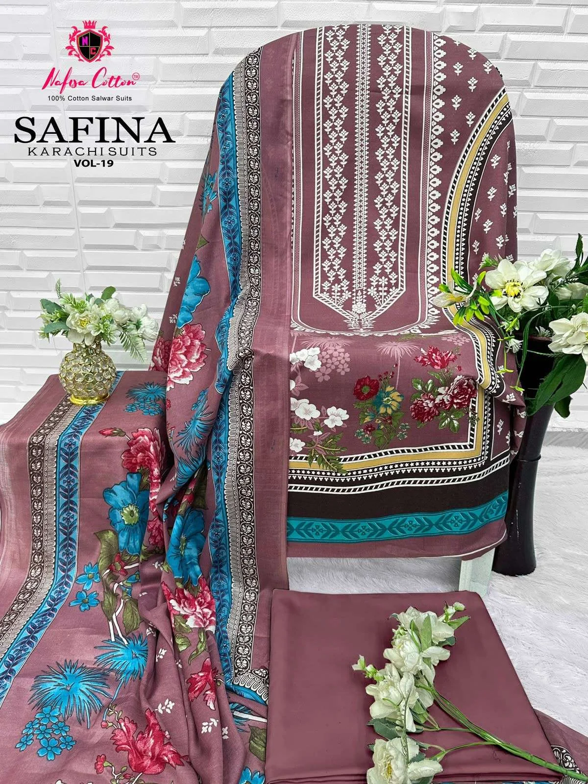 Nafisa Cotton Safina Karachi Suits Vol 19