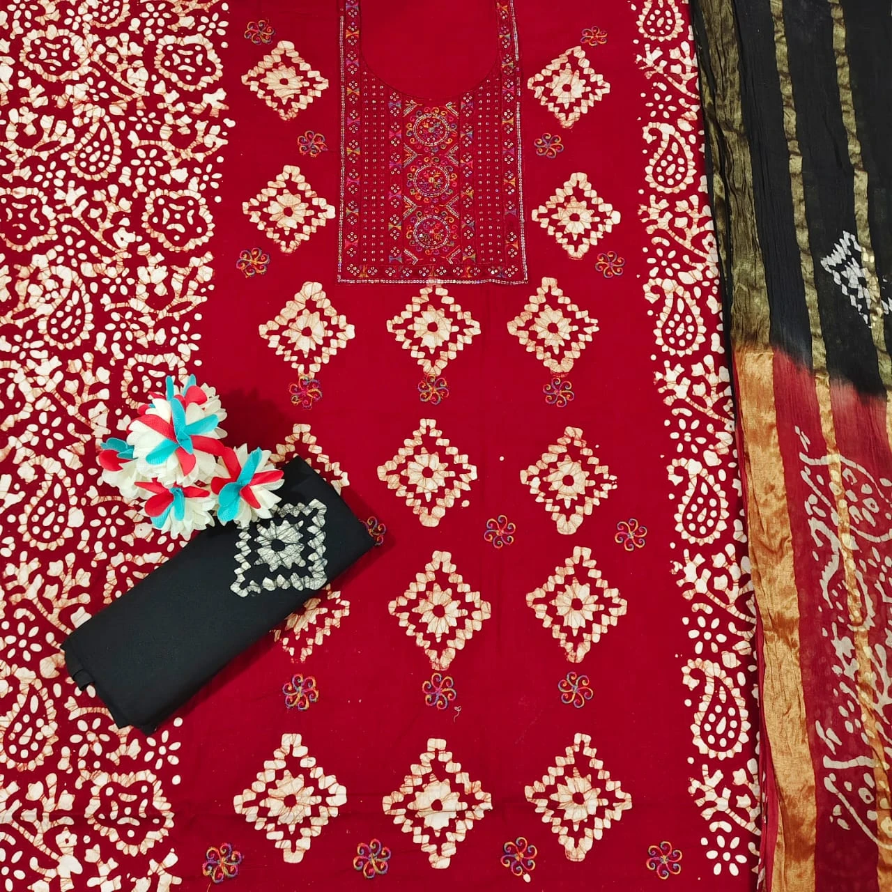 Nemi Wax Batik With Sequence Work