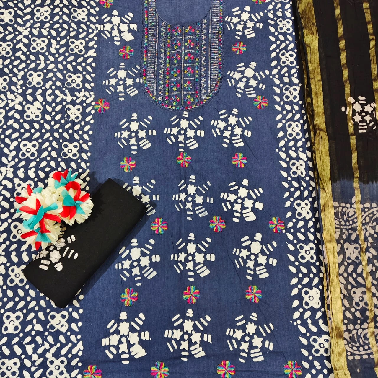 Nemi Wax Batik With Sequence Work