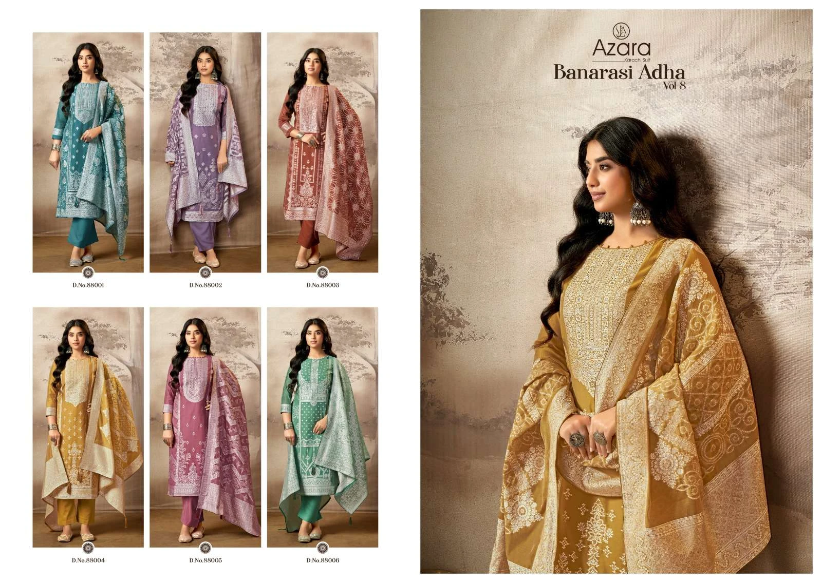 Radhika Fashion Banarashi Adah Vol 8