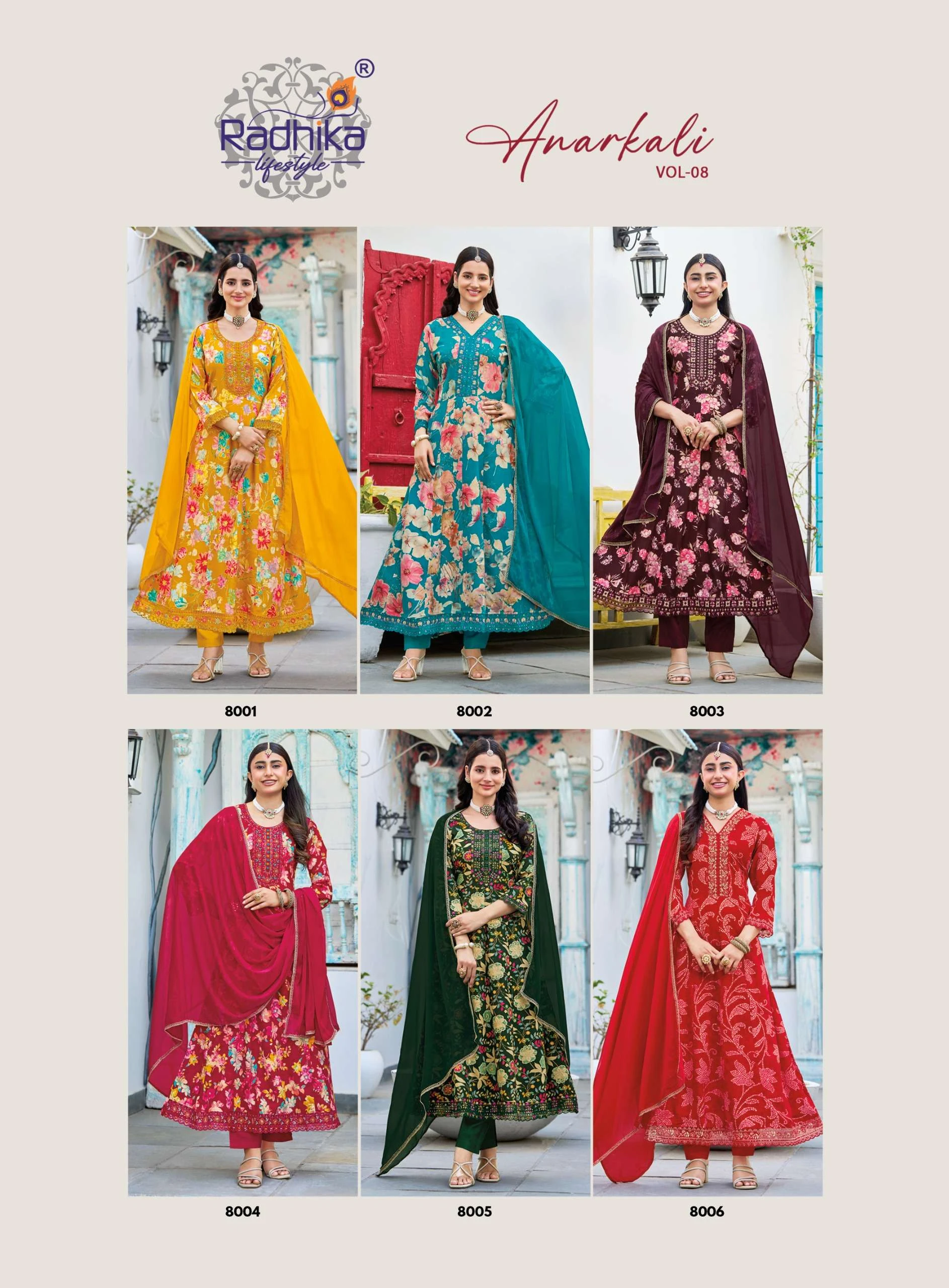Radhika Life Style Anarkali Vol 8