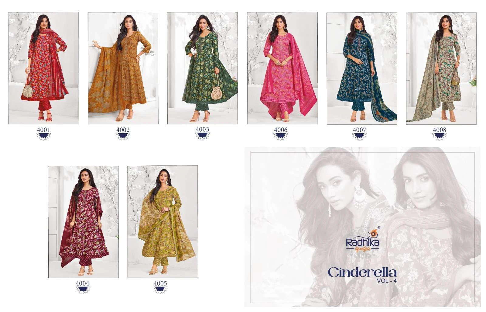 Radhika Life Style Cindrell Vol 4 - Readymade Dress
