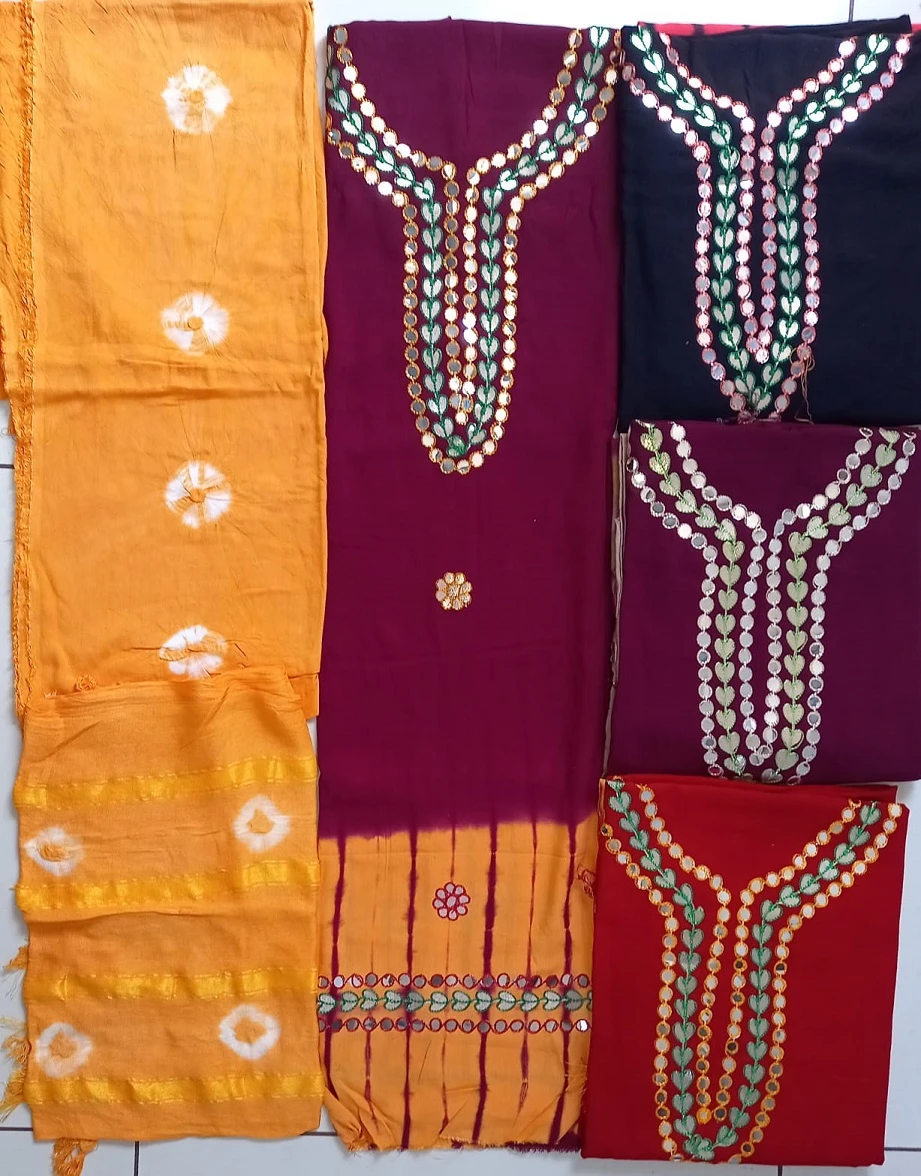 Rayon Gota Patti Work