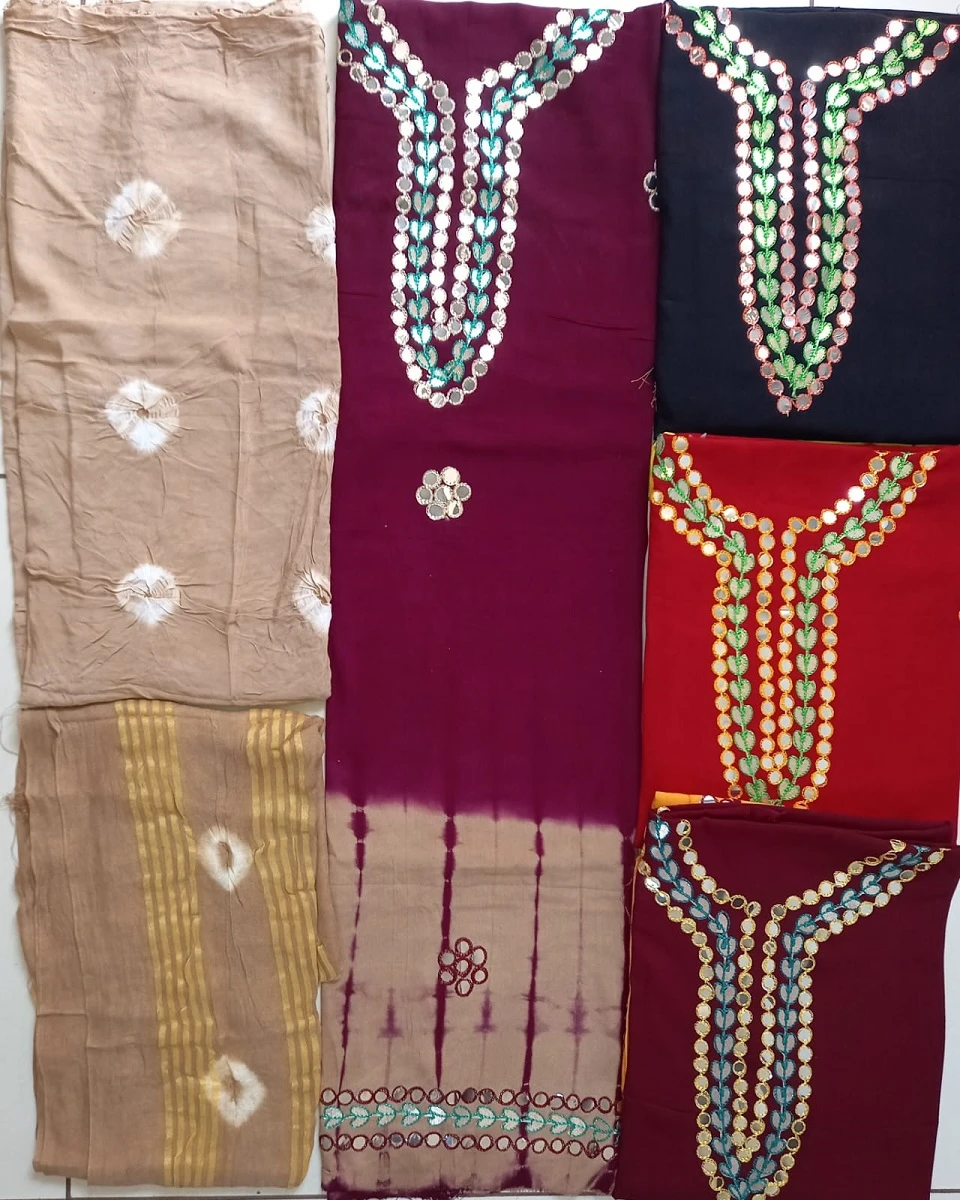 Rayon Gota Patti Work