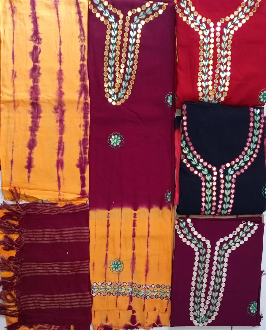 Rayon Gota Patti Work