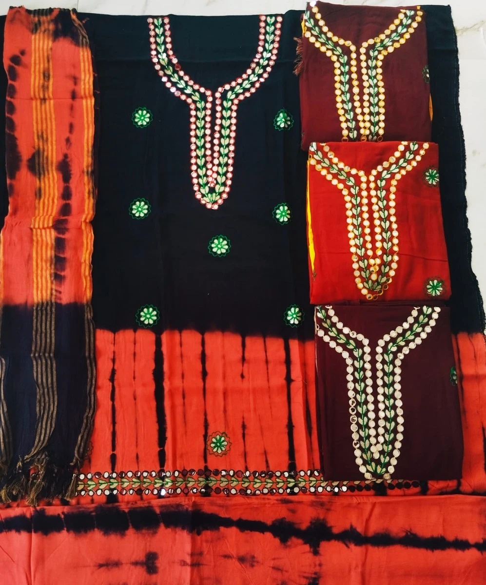 Rayon Gota Patti Work