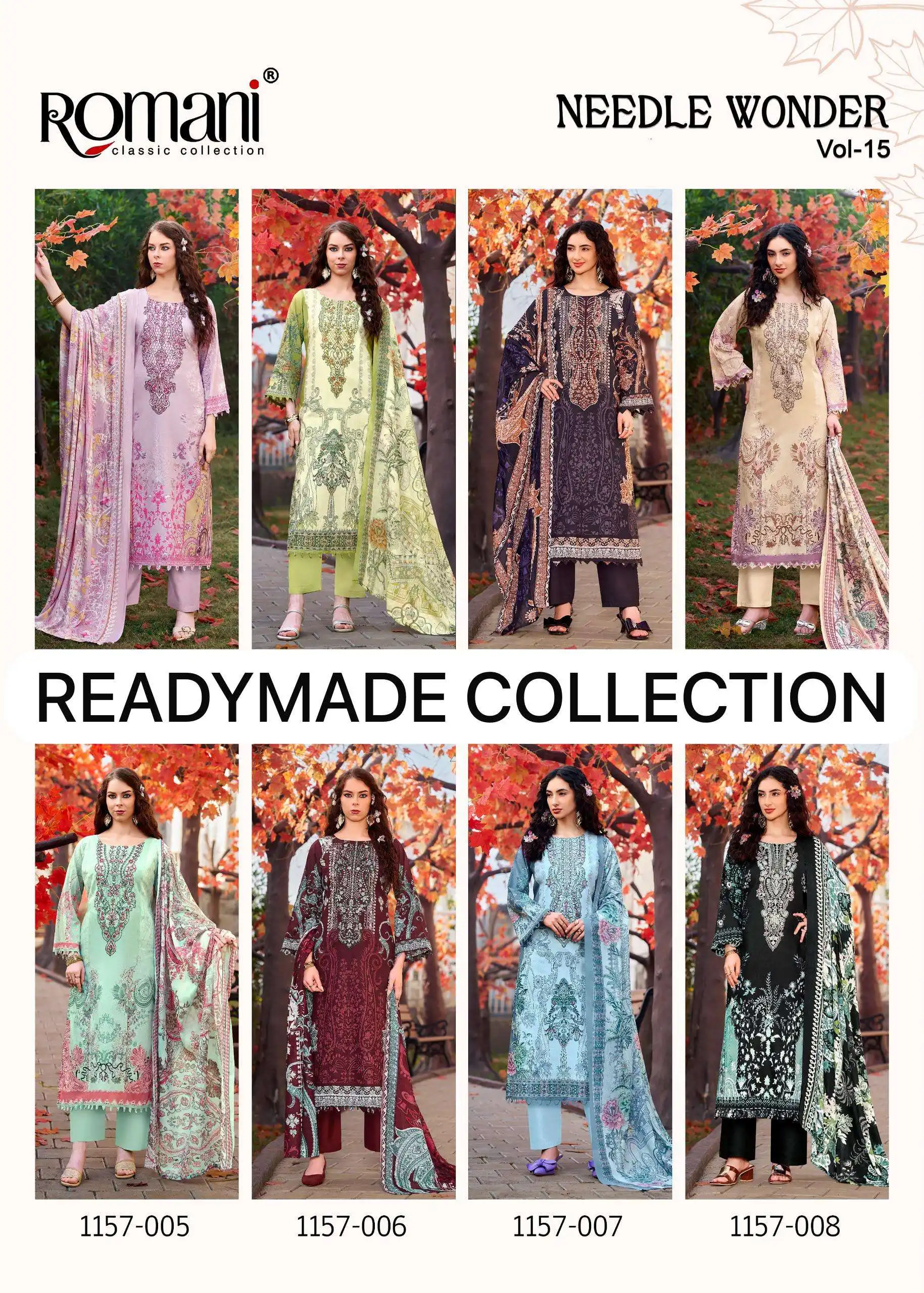 Romani Needle Wonder Vol 15 Ready Made Collection - Readymade Dress