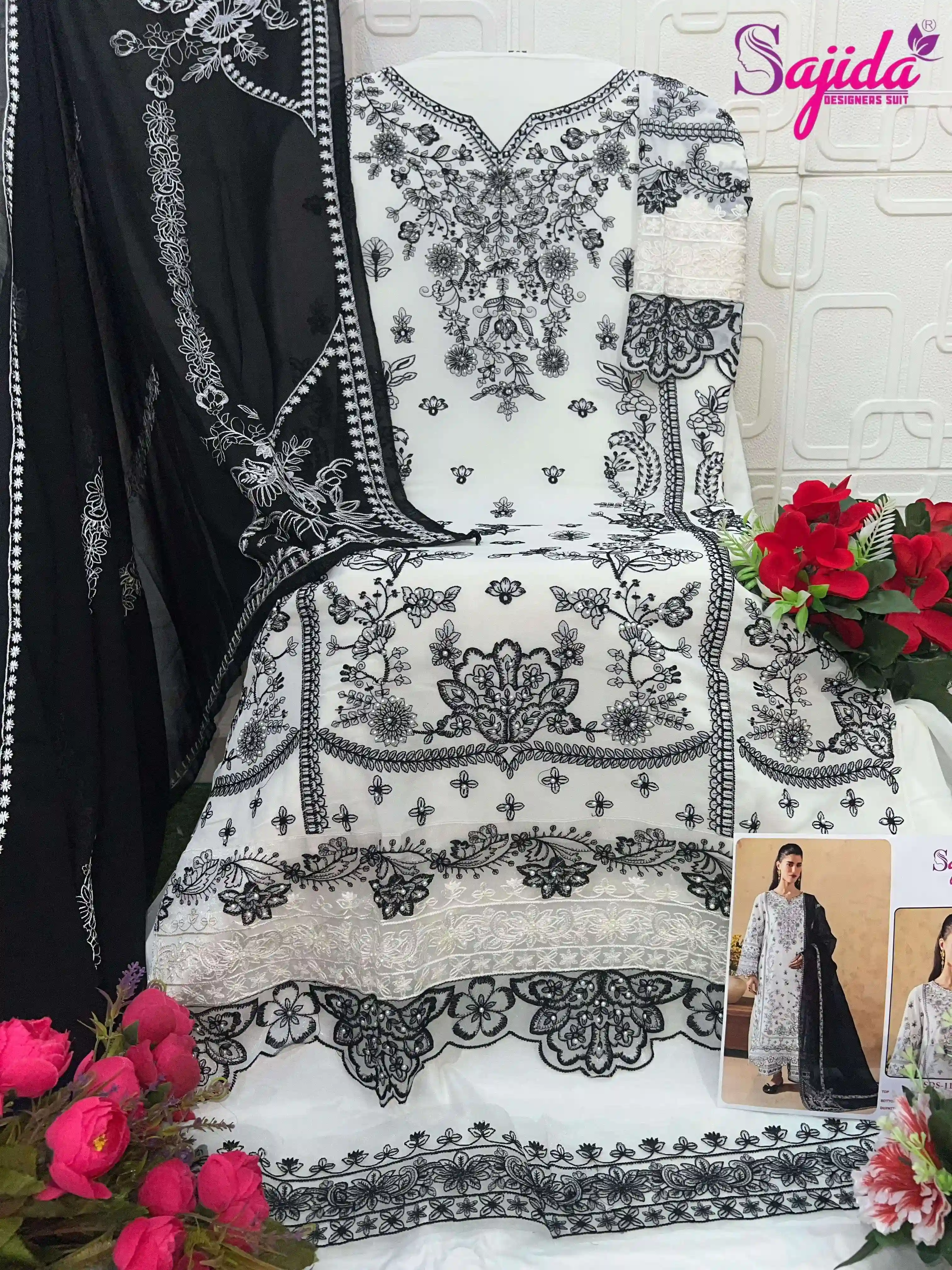 Sajida Designer Design No - 1115 Ab