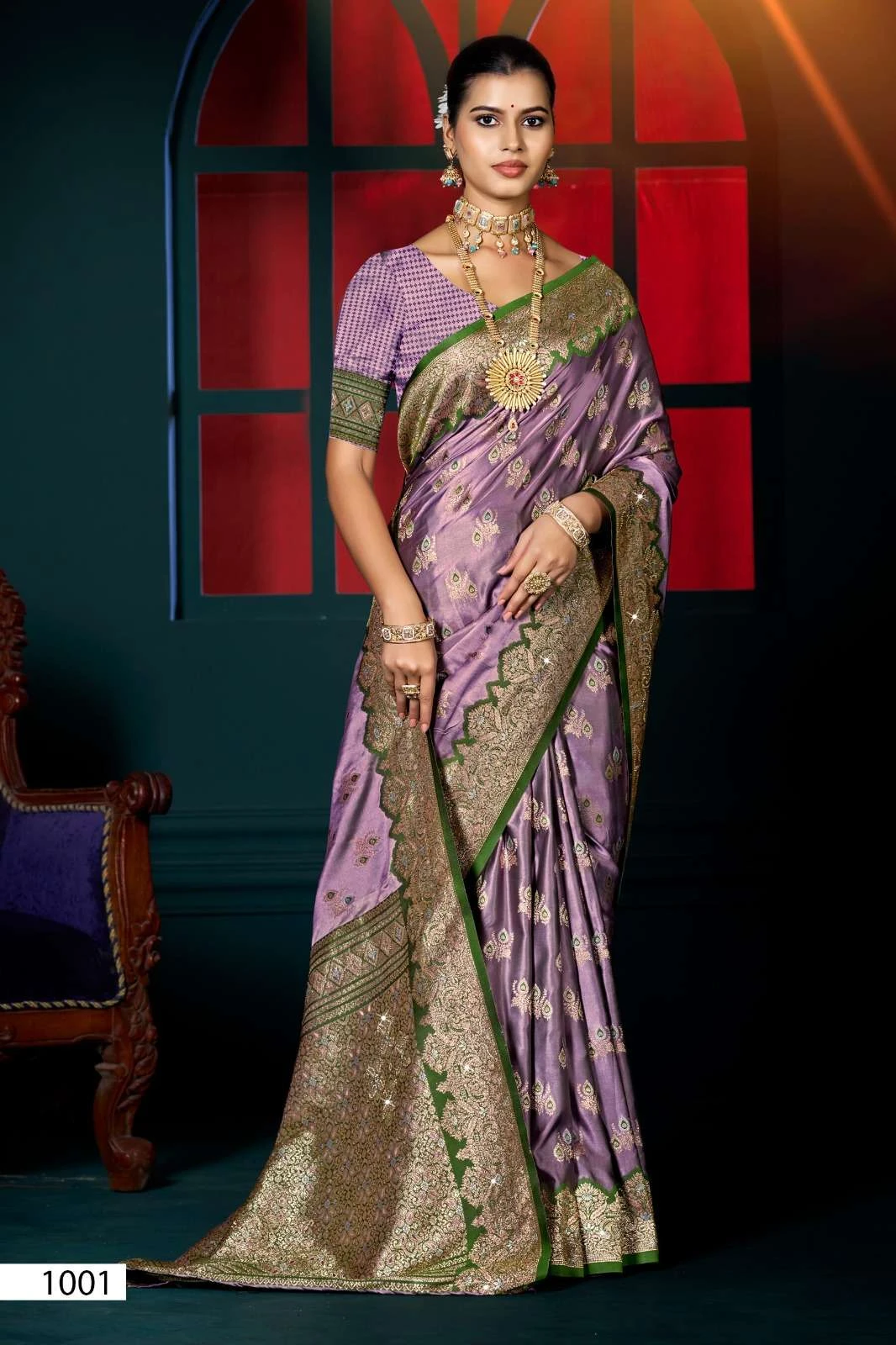 Saroj Omega Satin Saroski Vol 1