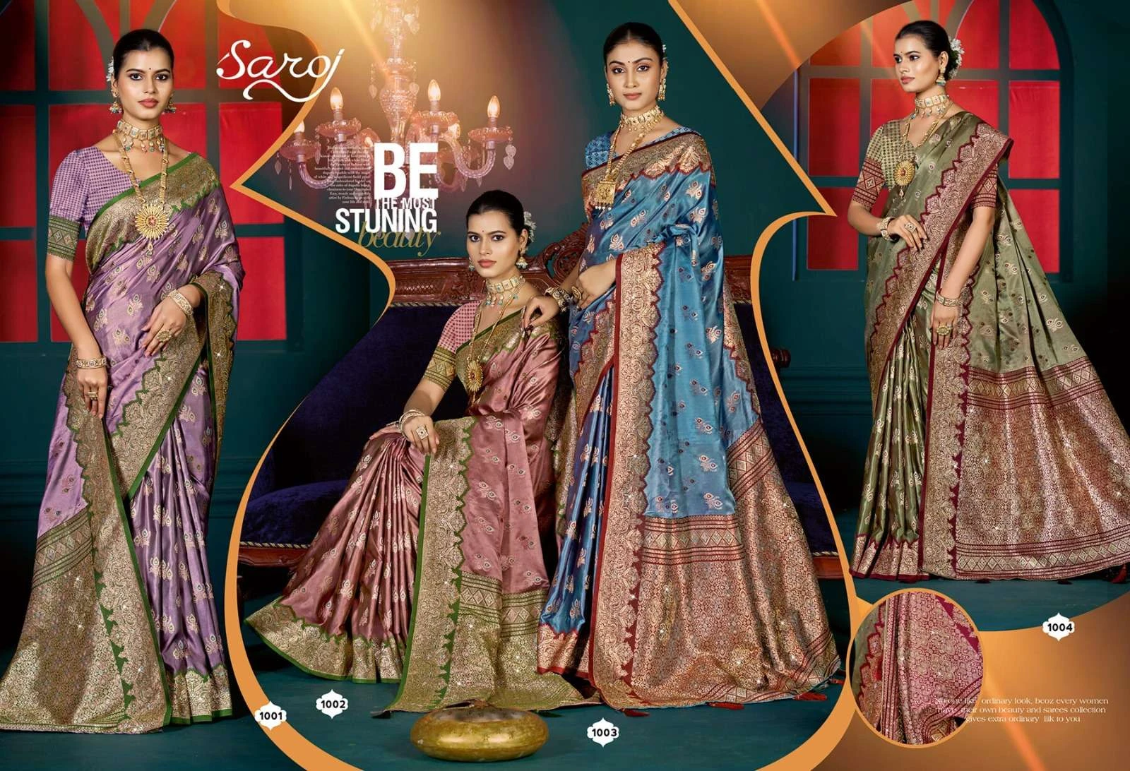 Saroj Omega Satin Saroski Vol 1