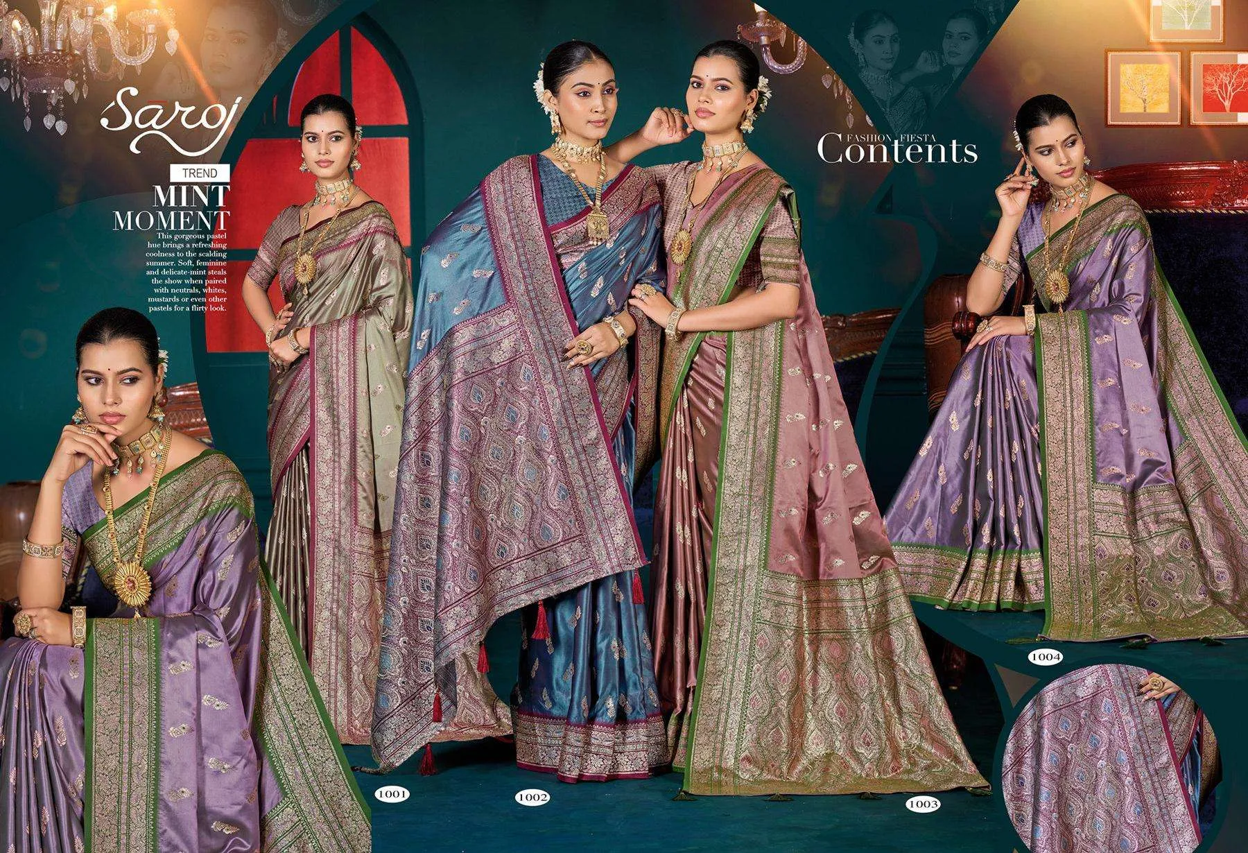 Saroj Omega Satin Saroski Vol 3