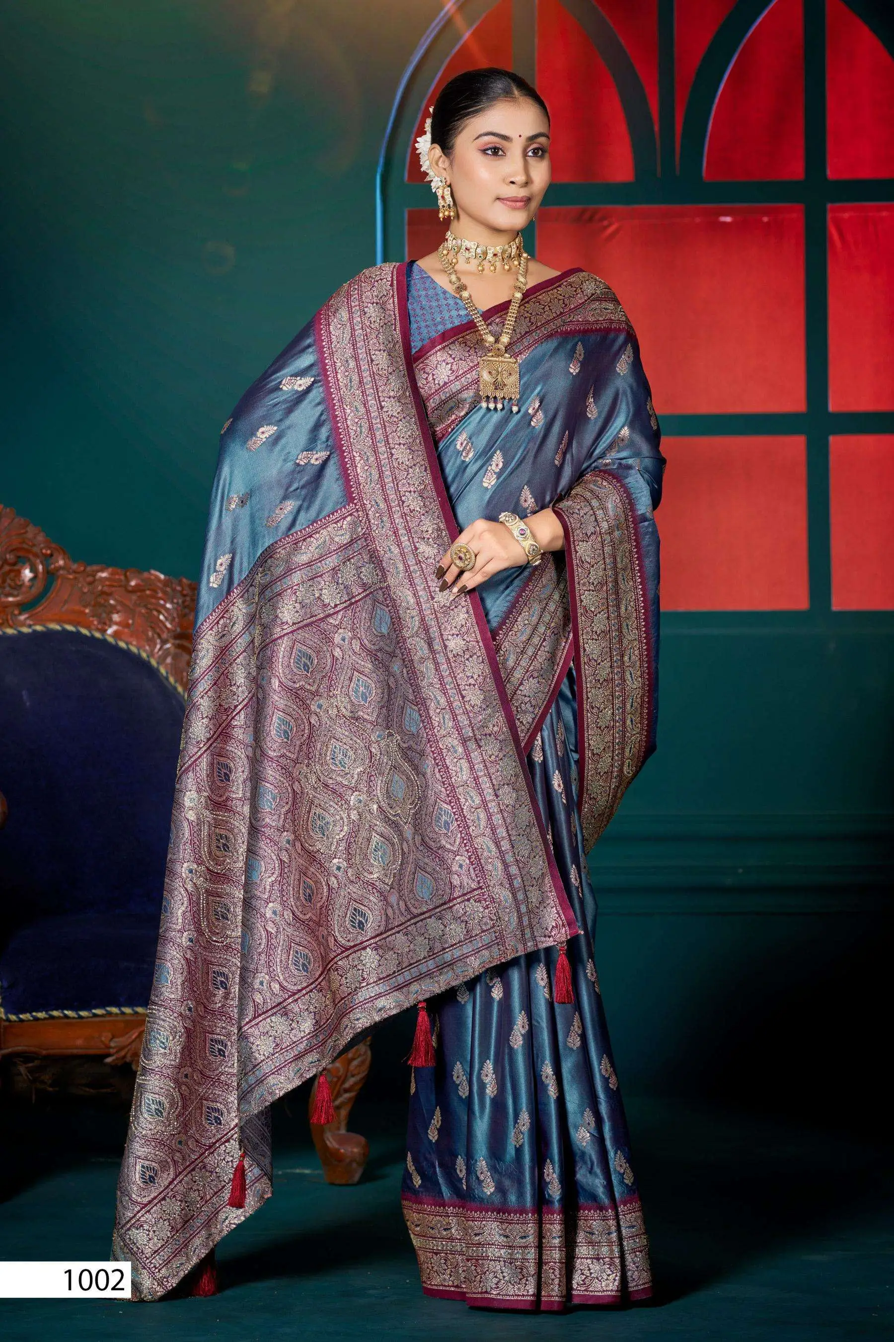 Saroj Omega Satin Saroski Vol 3