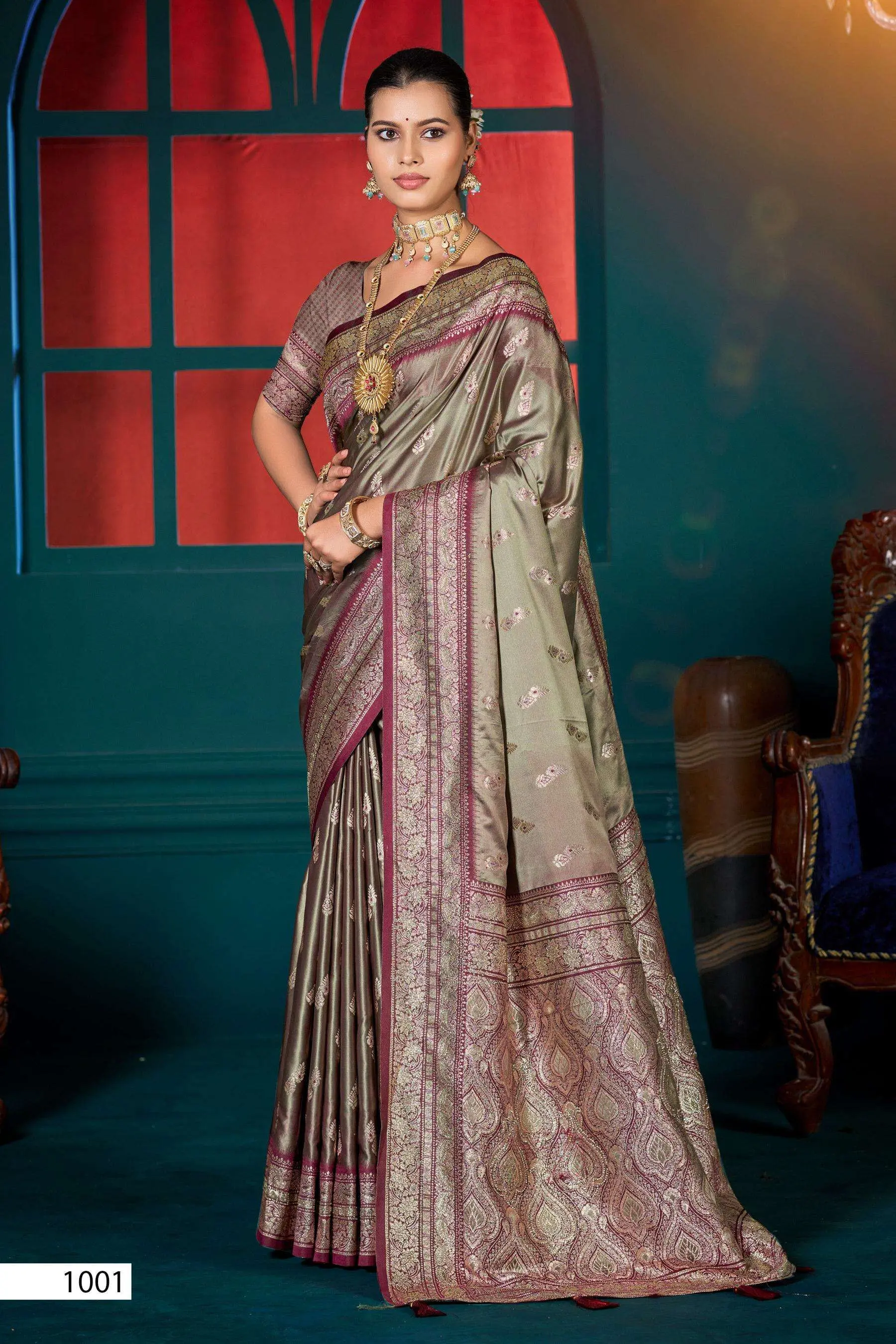 Saroj Omega Satin Saroski Vol 3