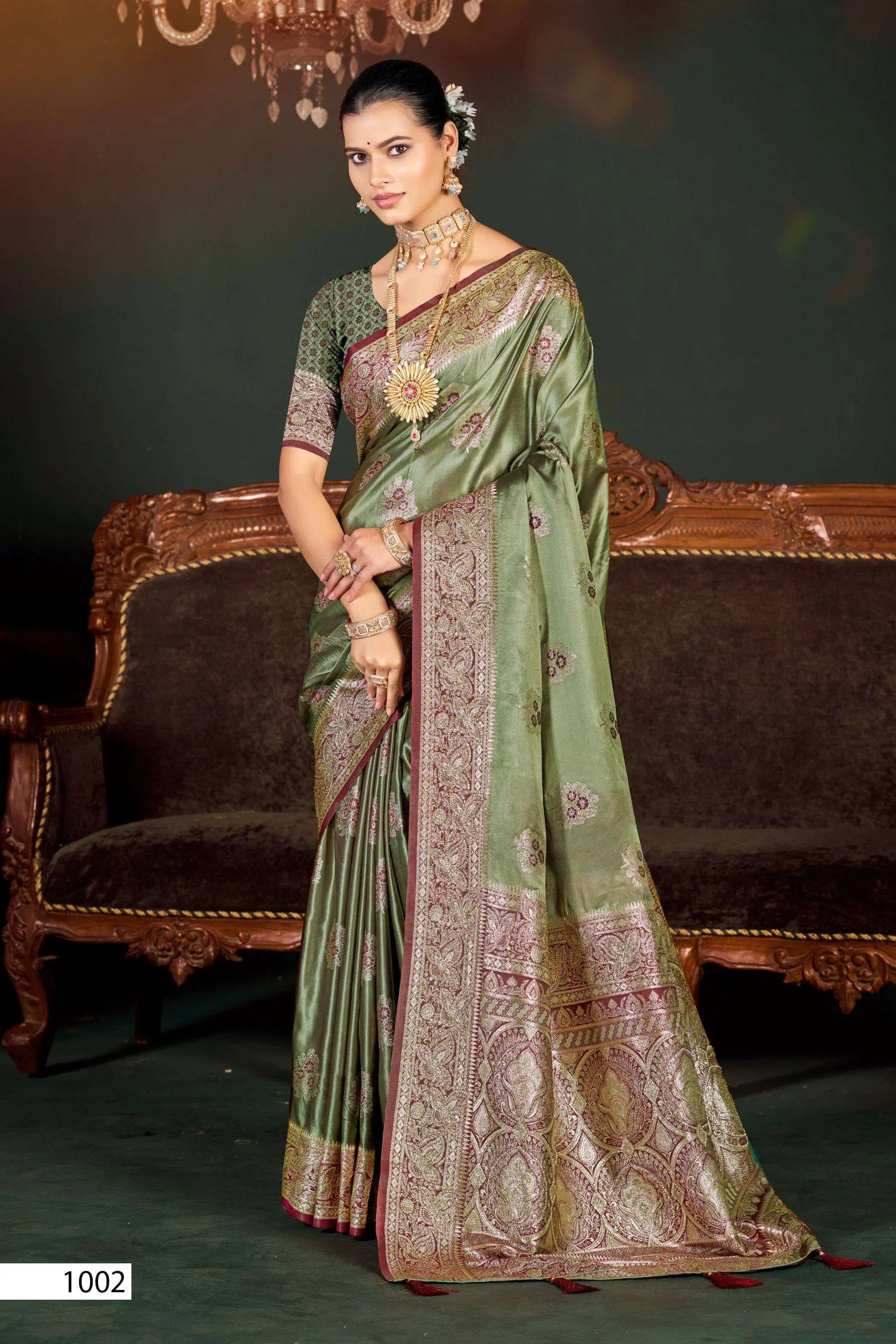 Saroj Omega Satin Saroski Vol 4