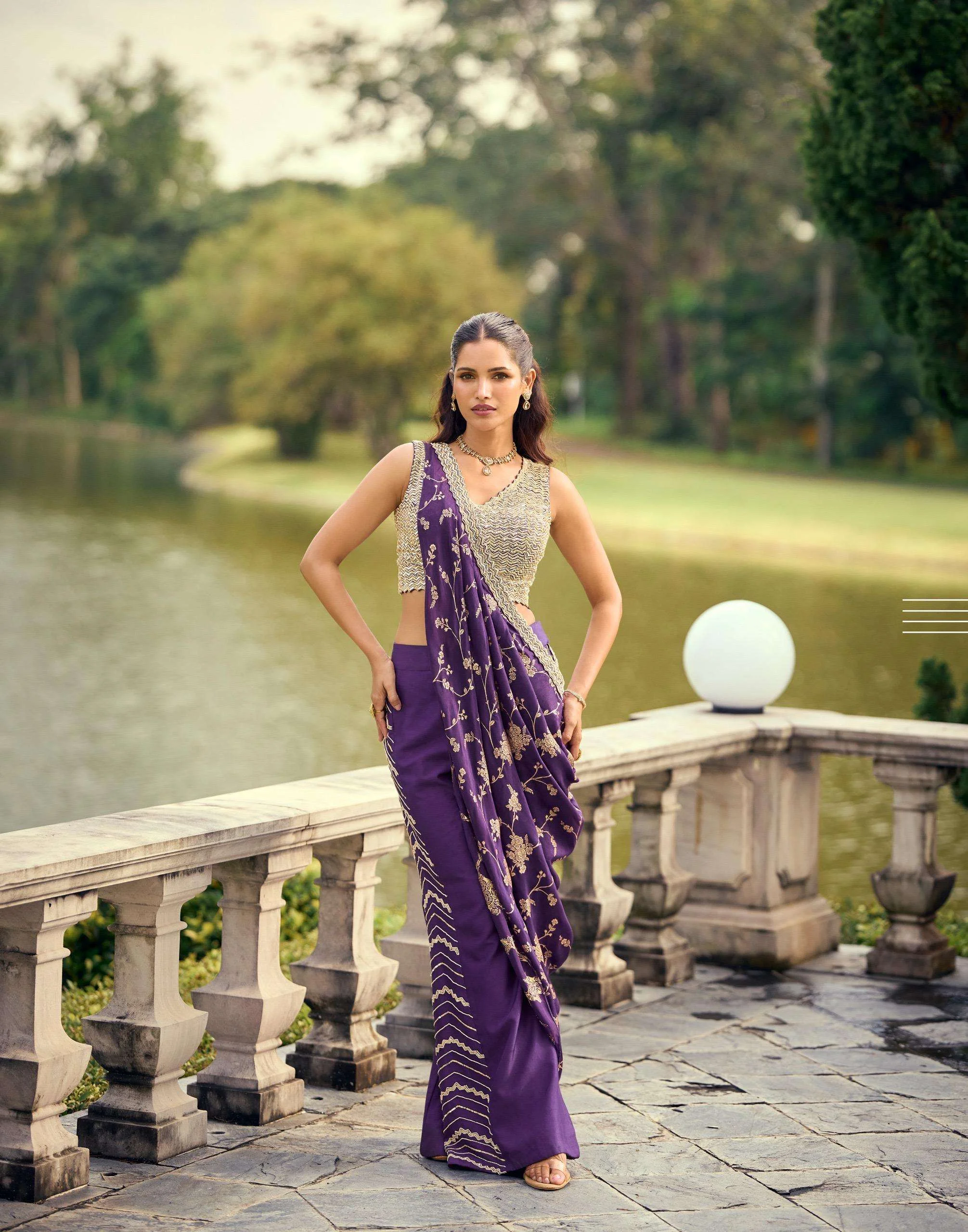 Sayuri Designer Pankudi - Readymade Dress