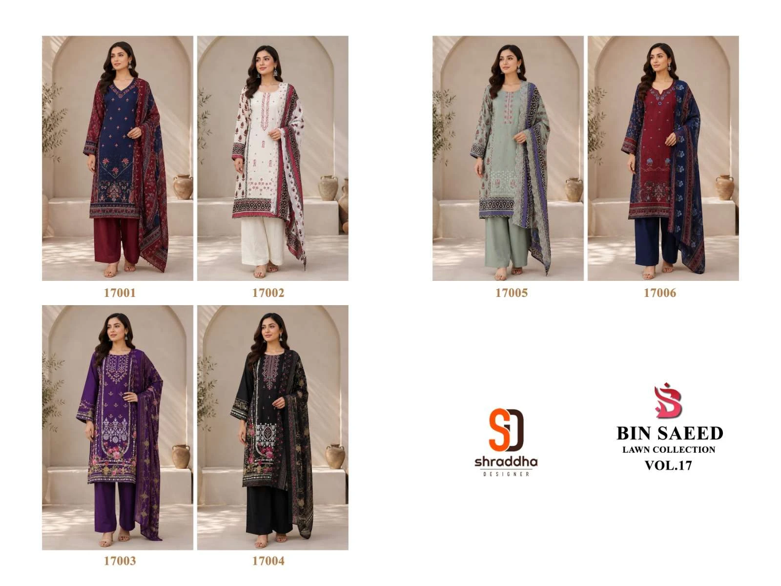 Shraddha Designer Bin Saeed Vol 17