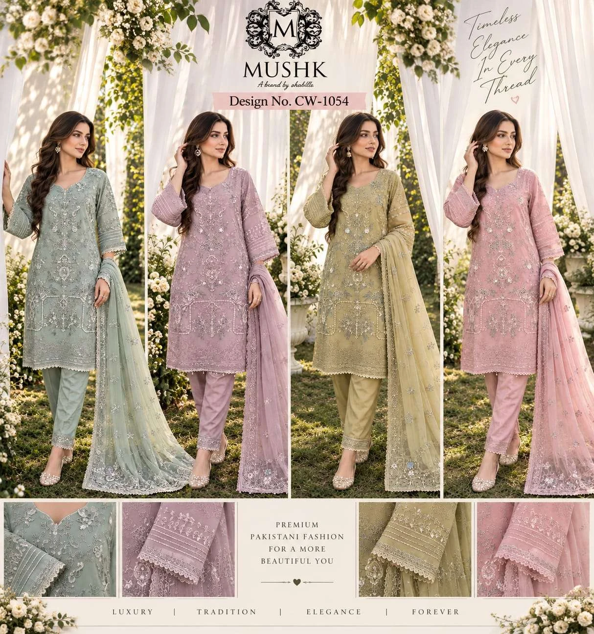 Shraddha Designer Mushq Cw 1054 - Readymade Dress