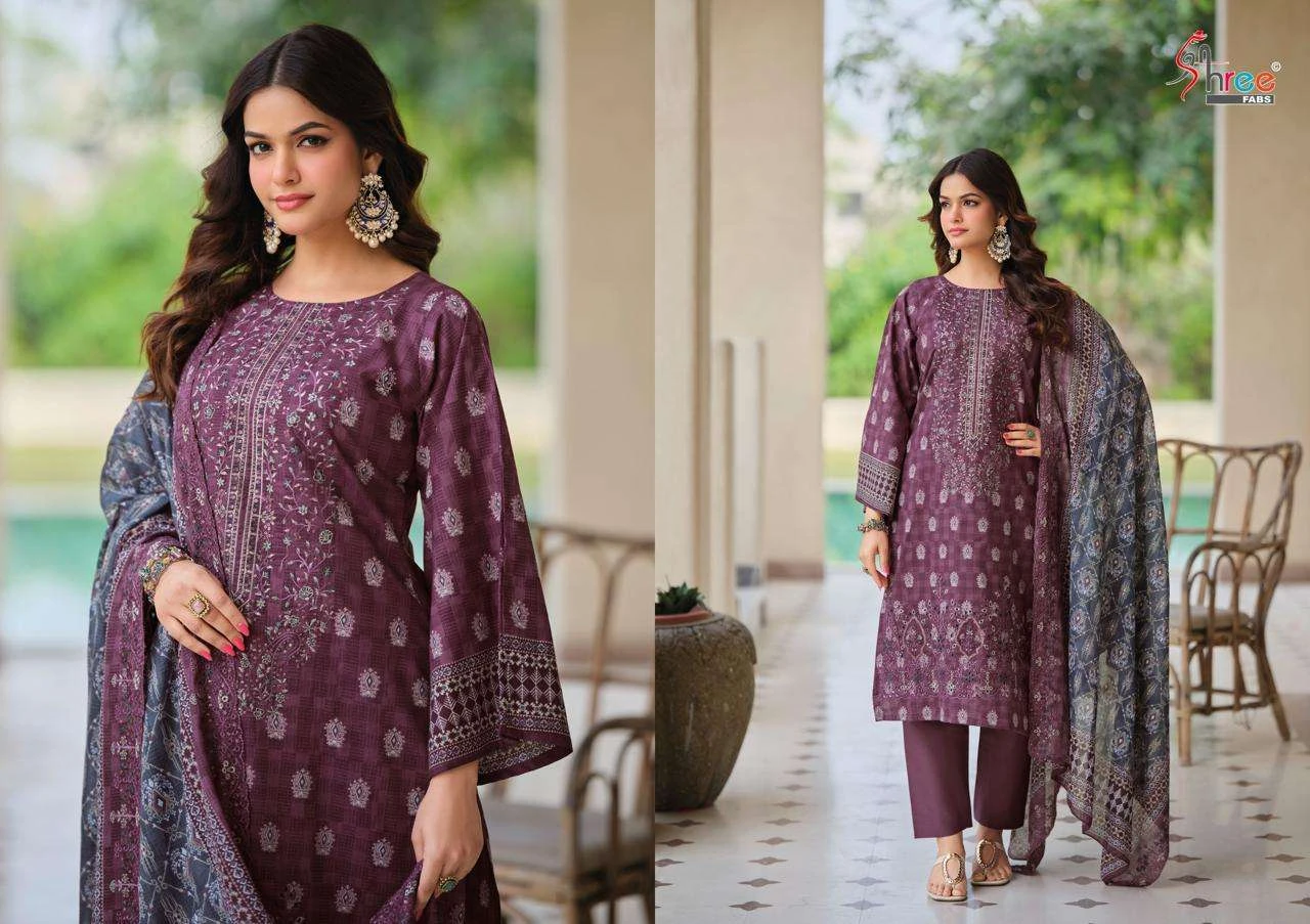 Shree Fab Bin Saeed Lawn Collection Vol 24