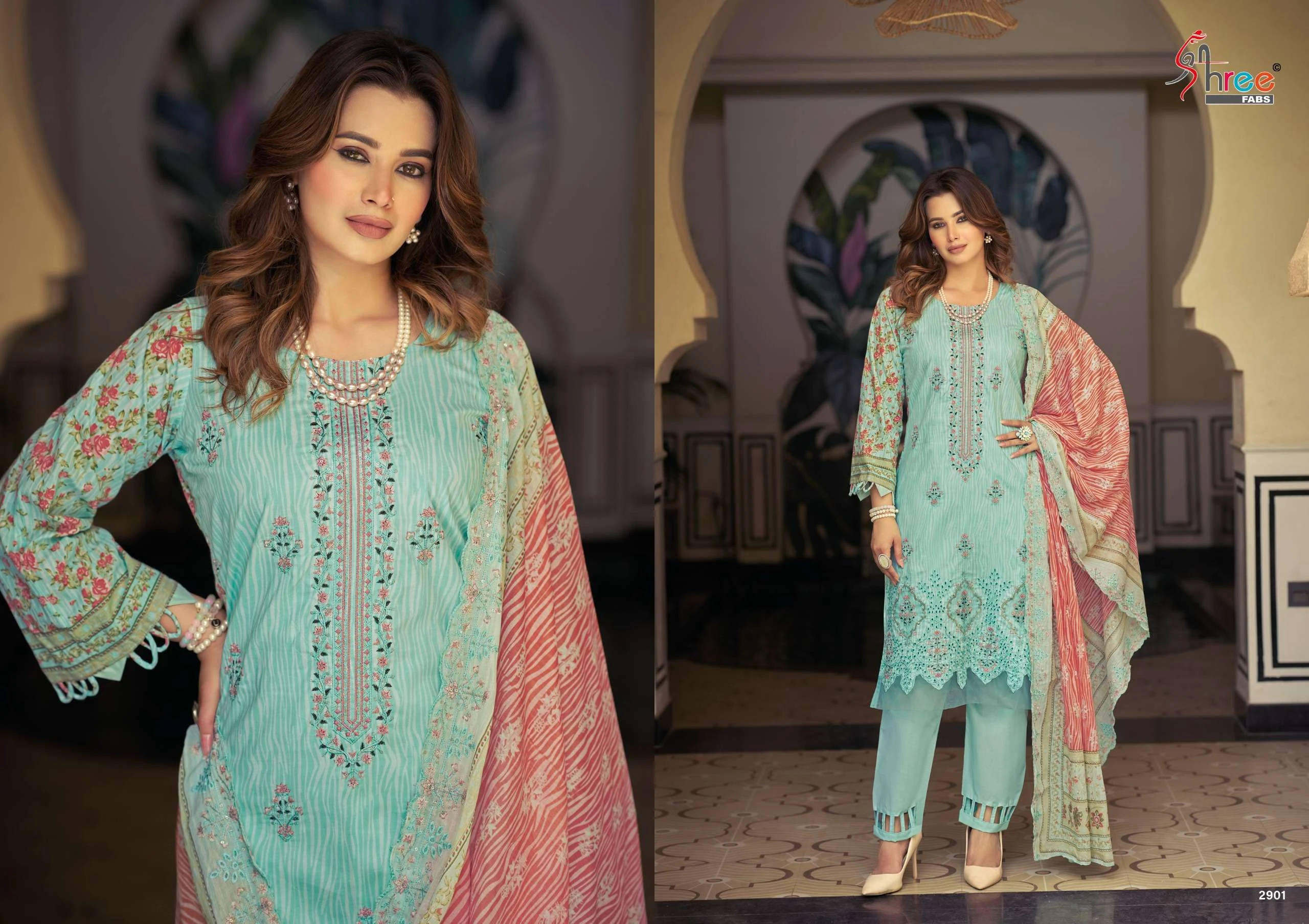 Shree Fab Bin Saeed Lawn Collection Vol 29