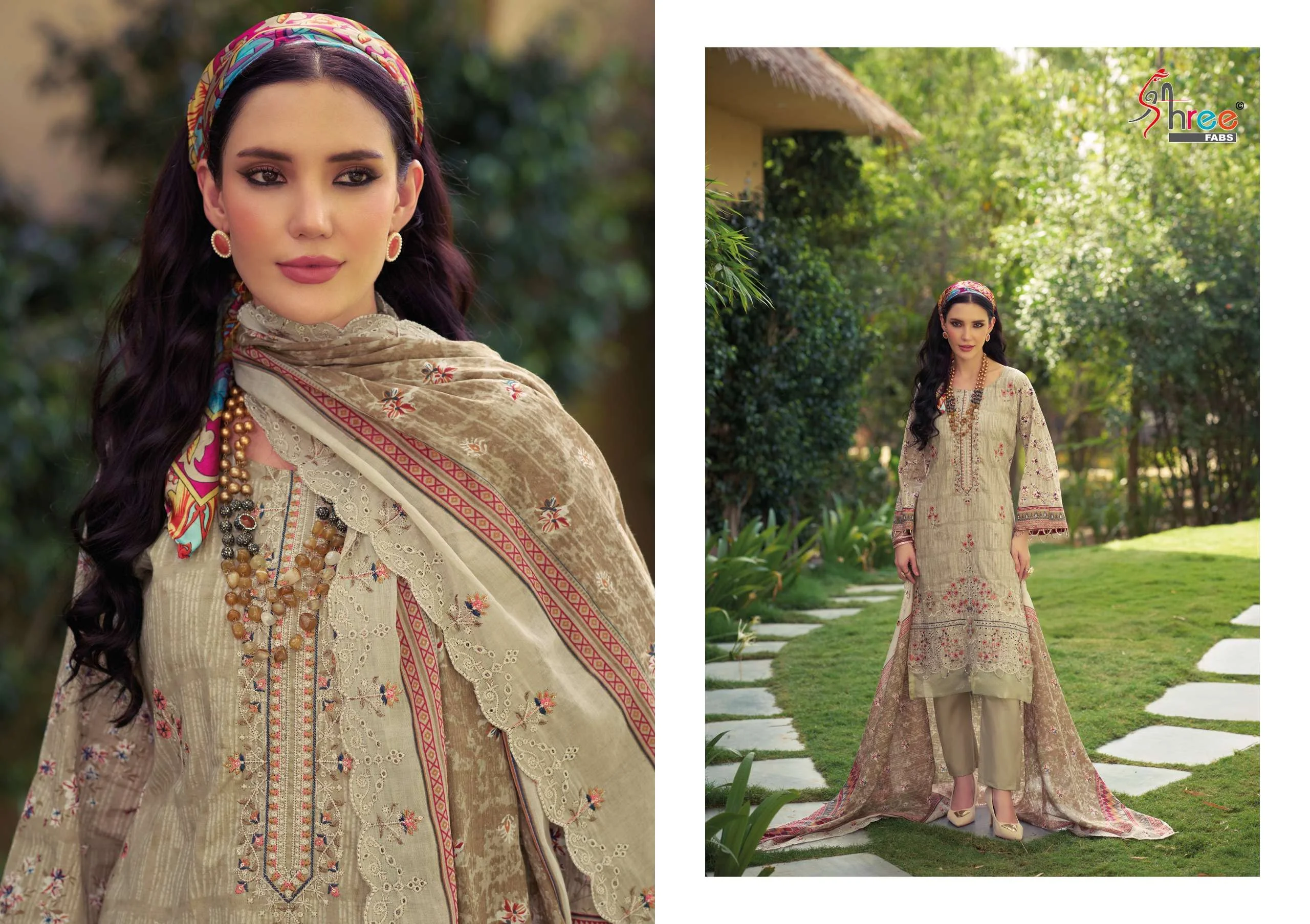 Shree Fab Bin Saeed Lawn Collection Vol 29