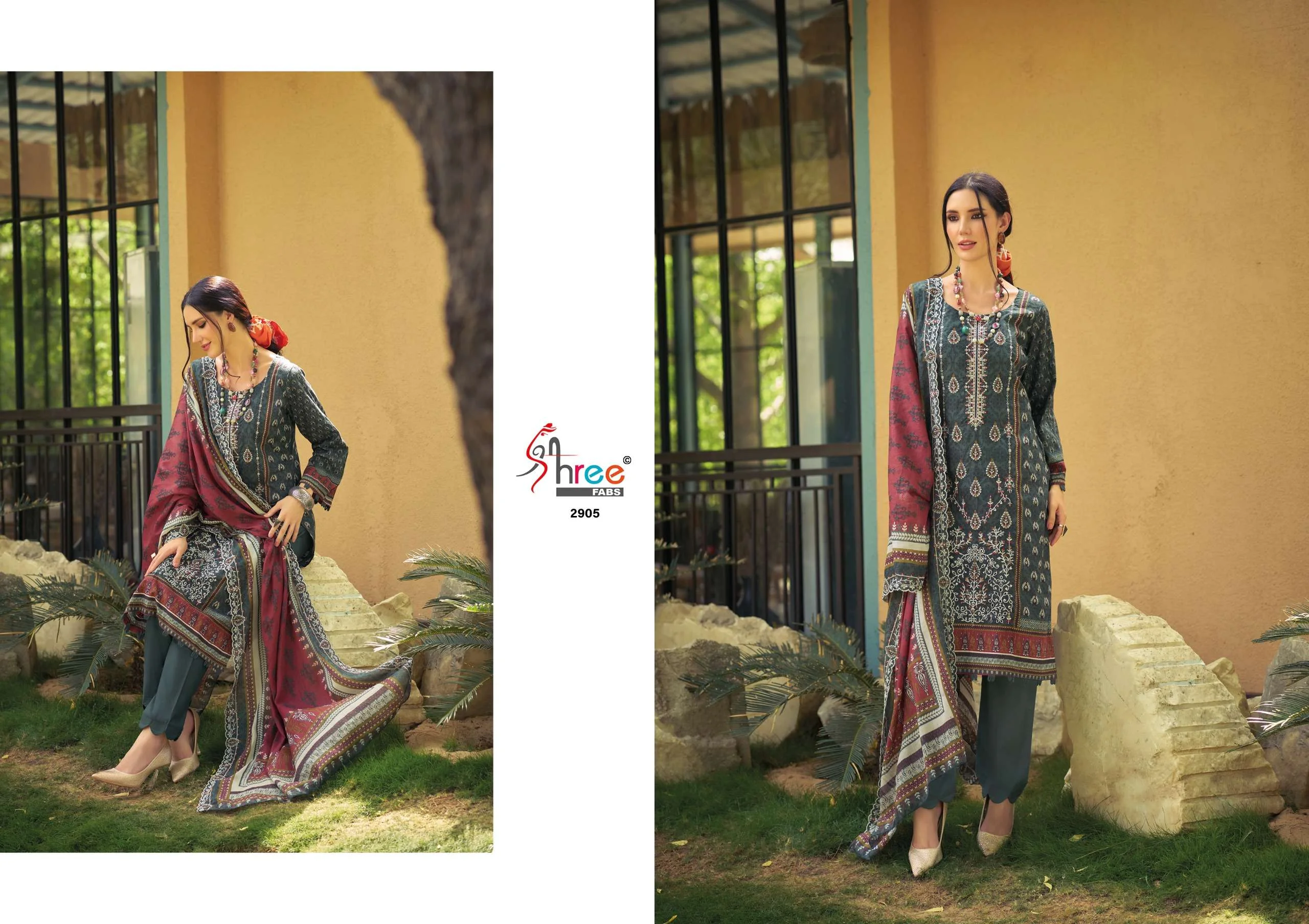Shree Fab Bin Saeed Lawn Collection Vol 29