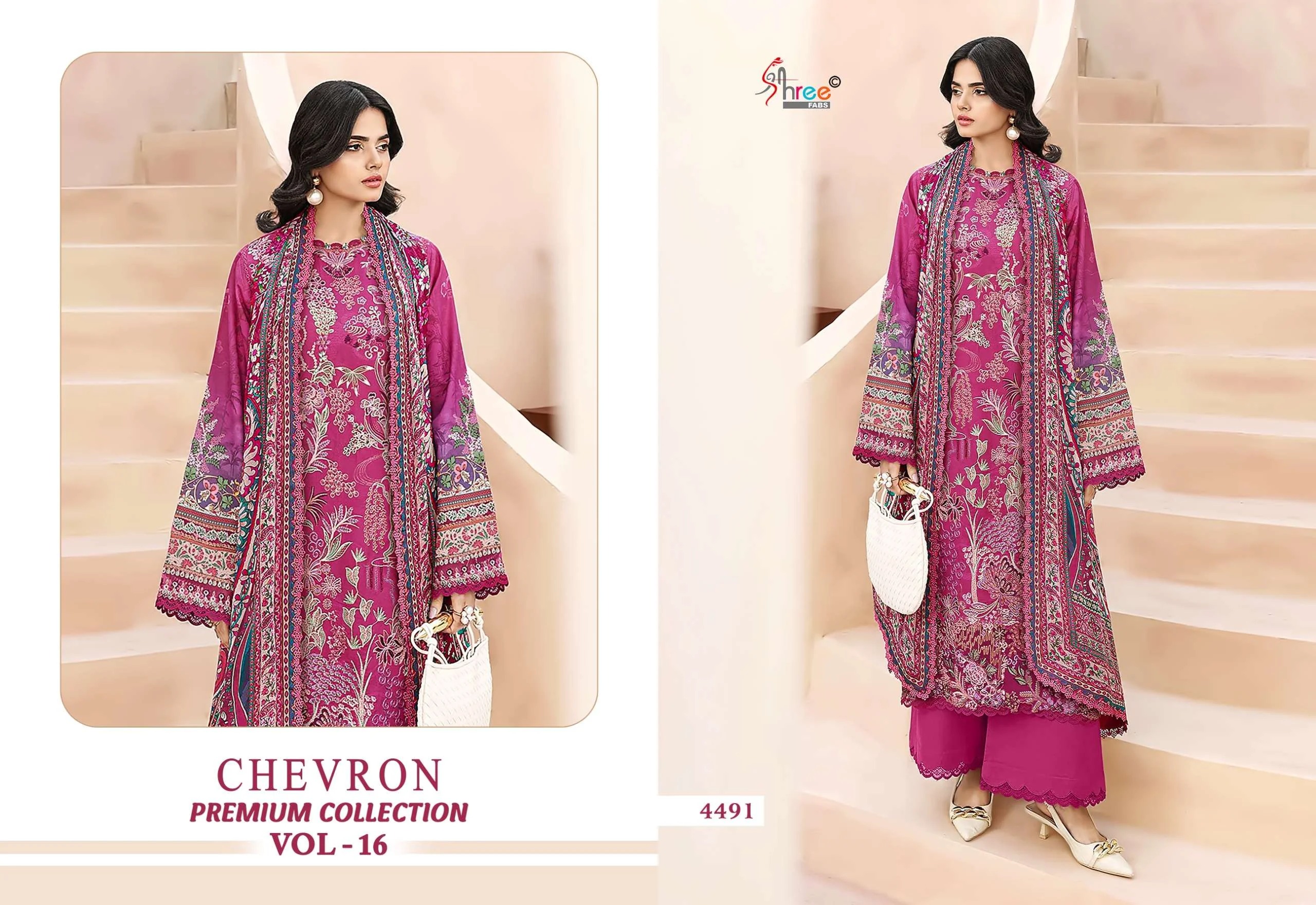 Shree Fab Chevron Premium Collection Vol 16