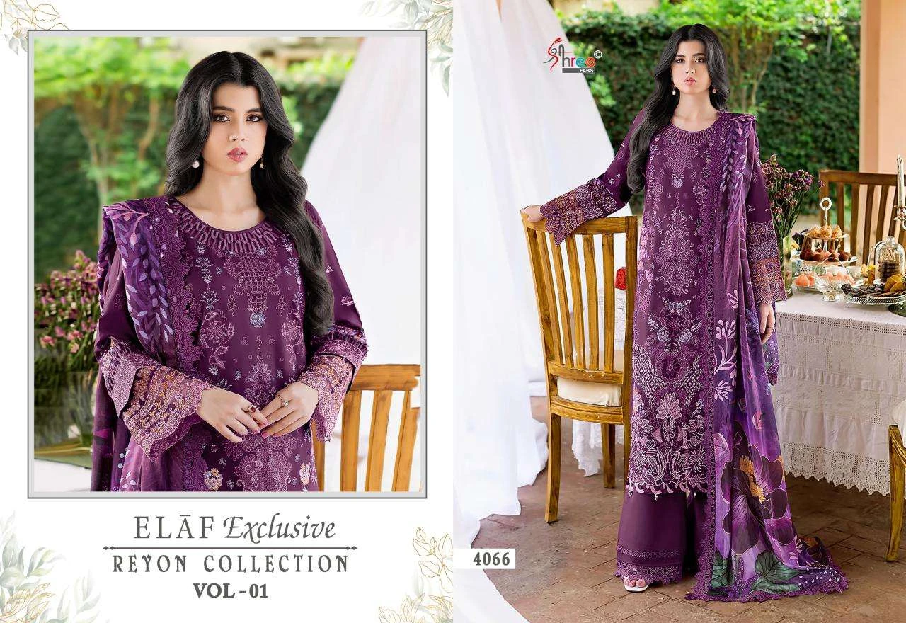Shree Fab Elaf Exclusive Rayon Collection Vol 1