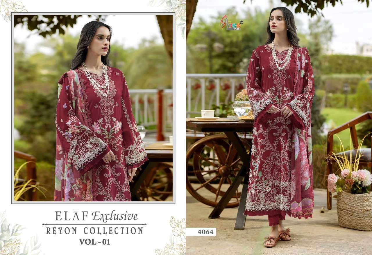 Shree Fab Elaf Exclusive Rayon Collection Vol 1