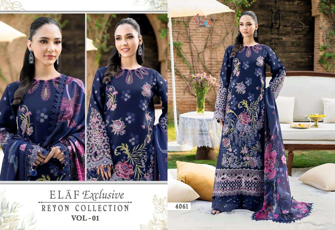 Shree Fab Elaf Exclusive Rayon Collection Vol 1