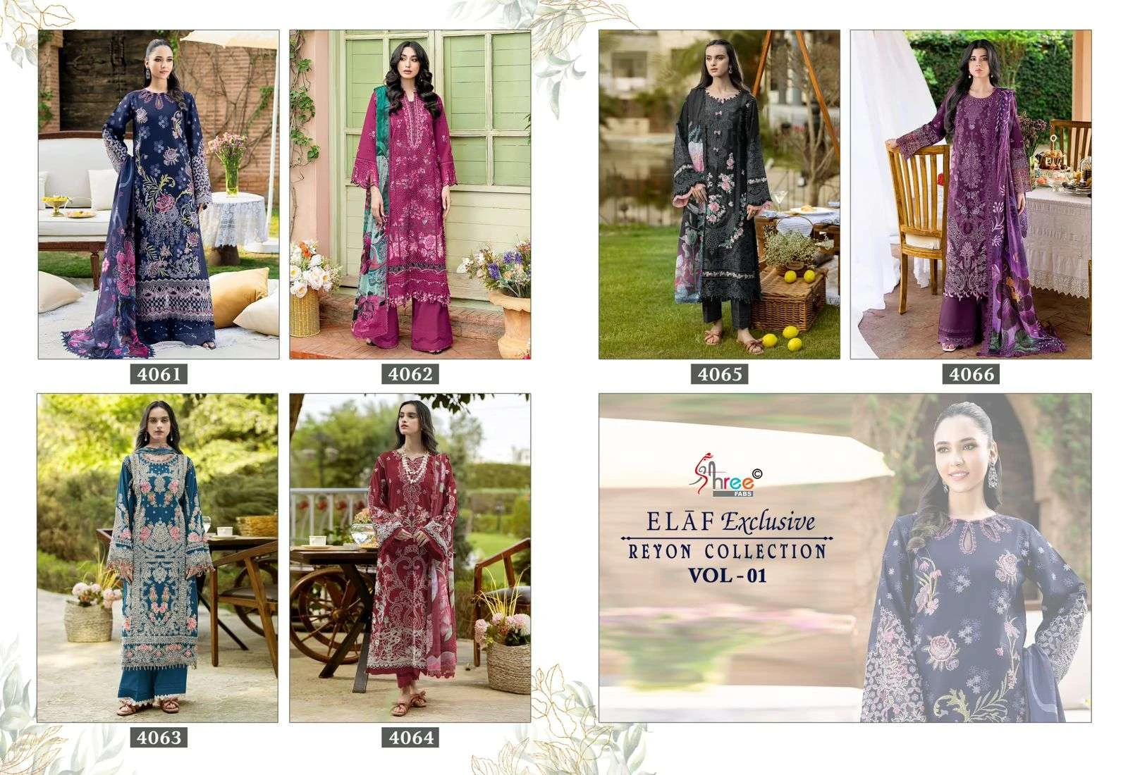 Shree Fab Elaf Exclusive Rayon Collection Vol 1