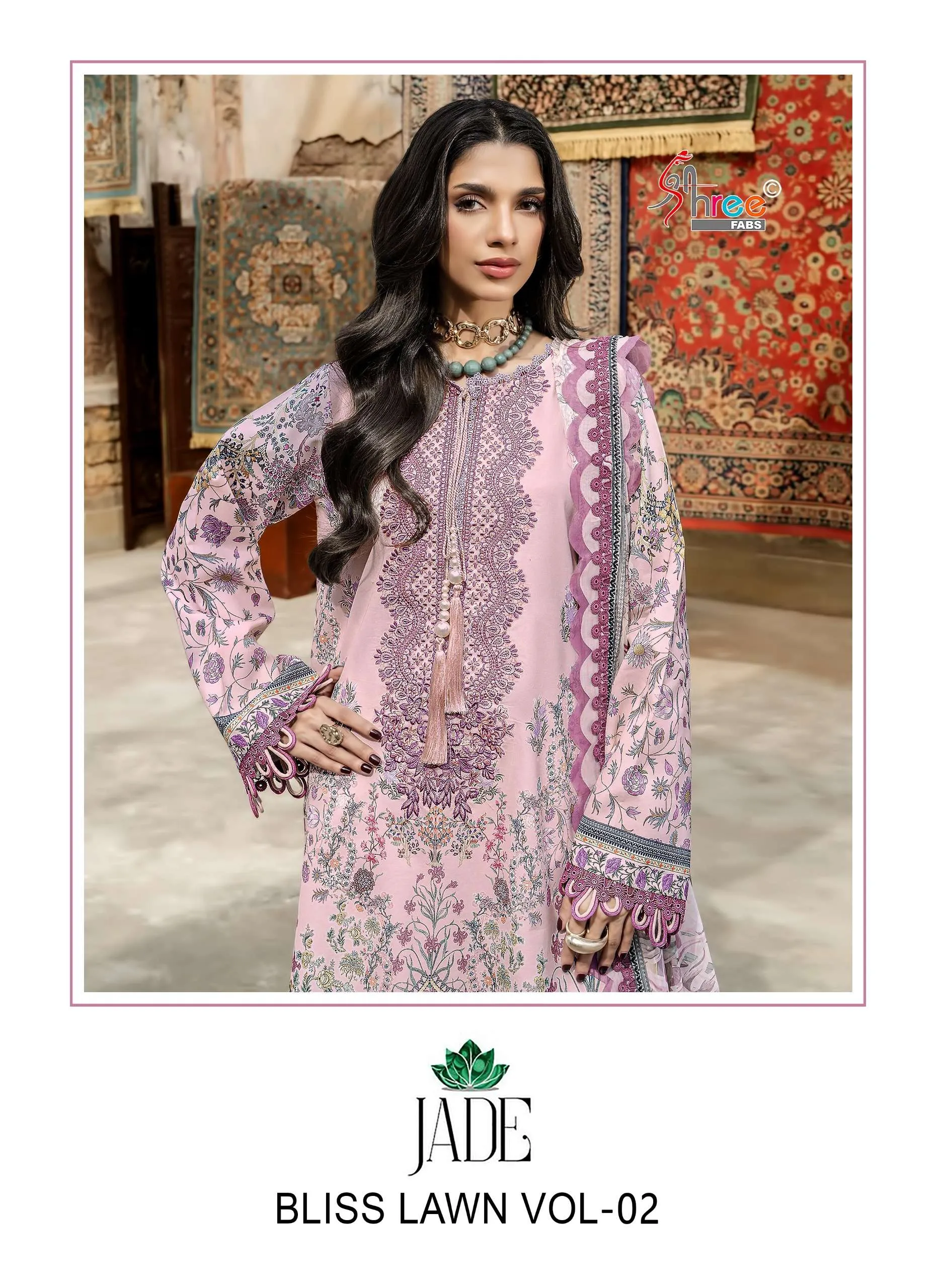 Shree Fab Jade Bliss Lawn Collection Vol 2