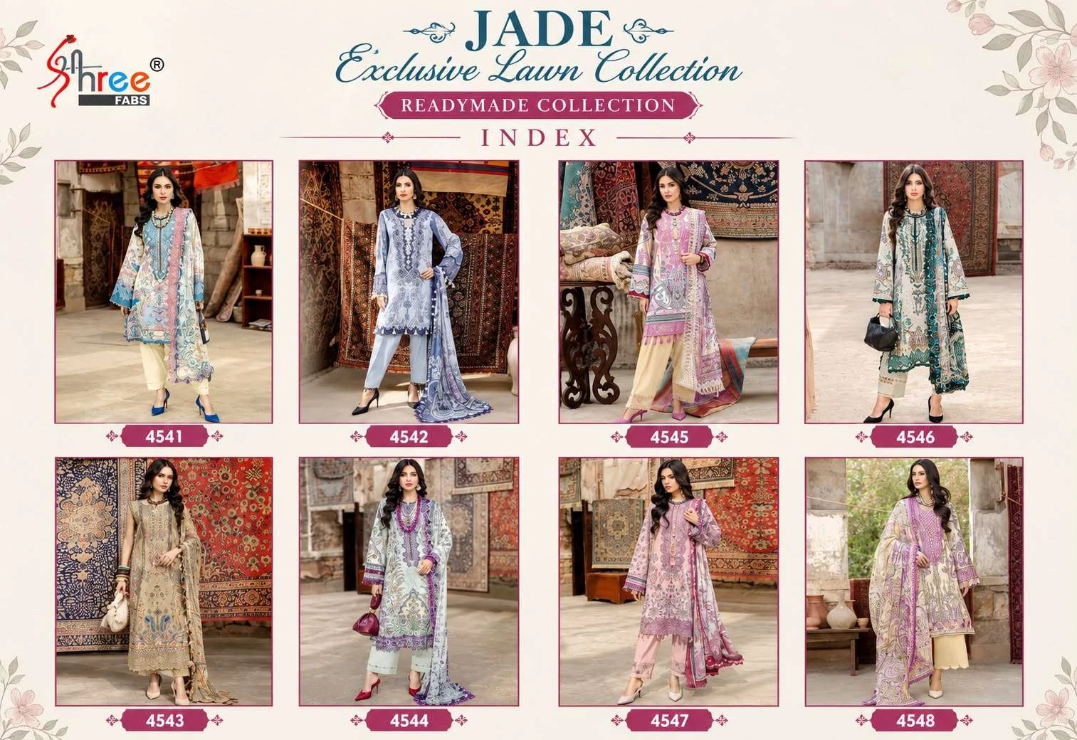 Shree Fab Jade Exclusive Lawn Ready Made Collection Vol 1 - Readymade Dress