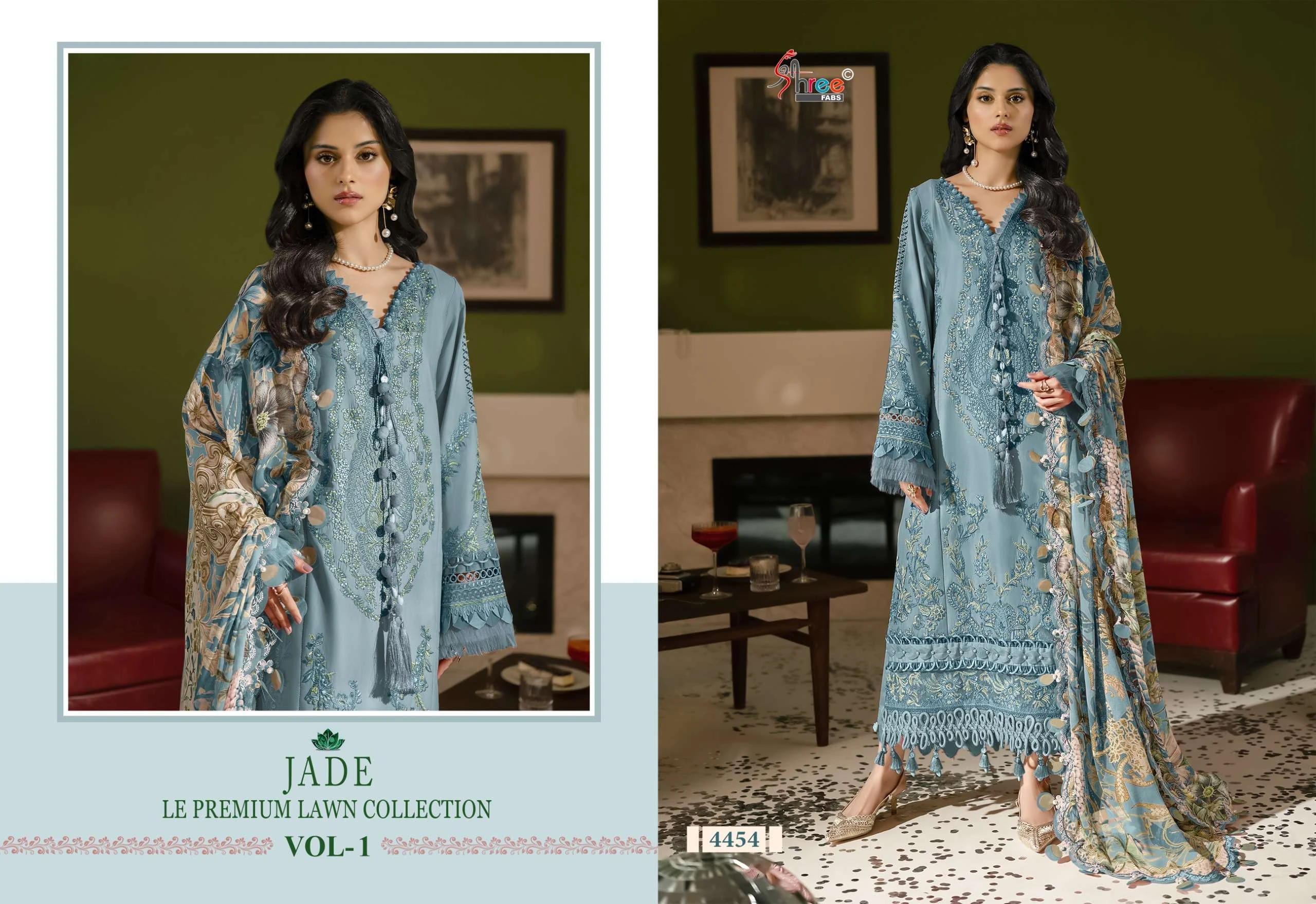 Shree Fab Jade Le Premium Lawn Collection Vol 1