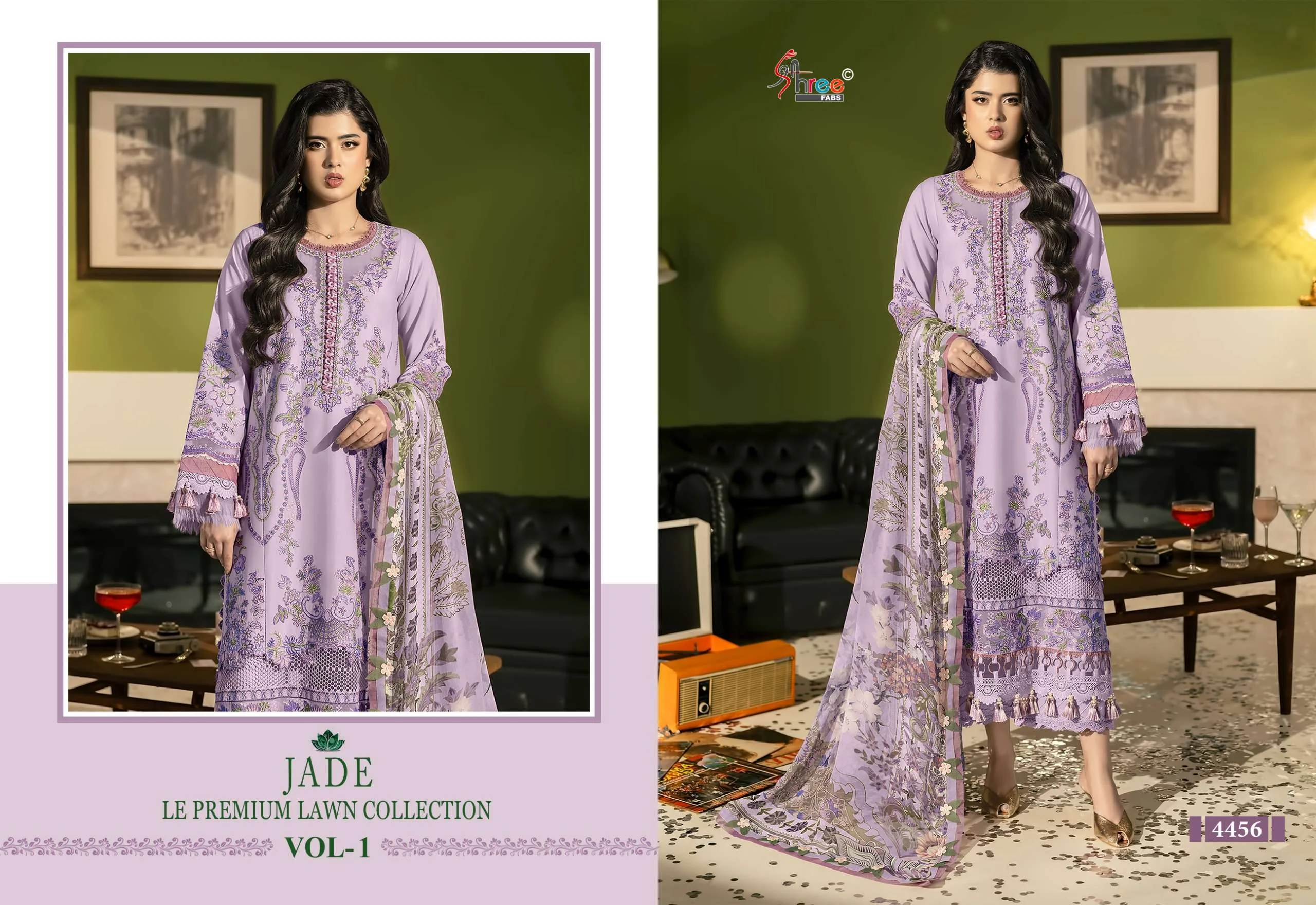 Shree Fab Jade Le Premium Lawn Collection Vol 1