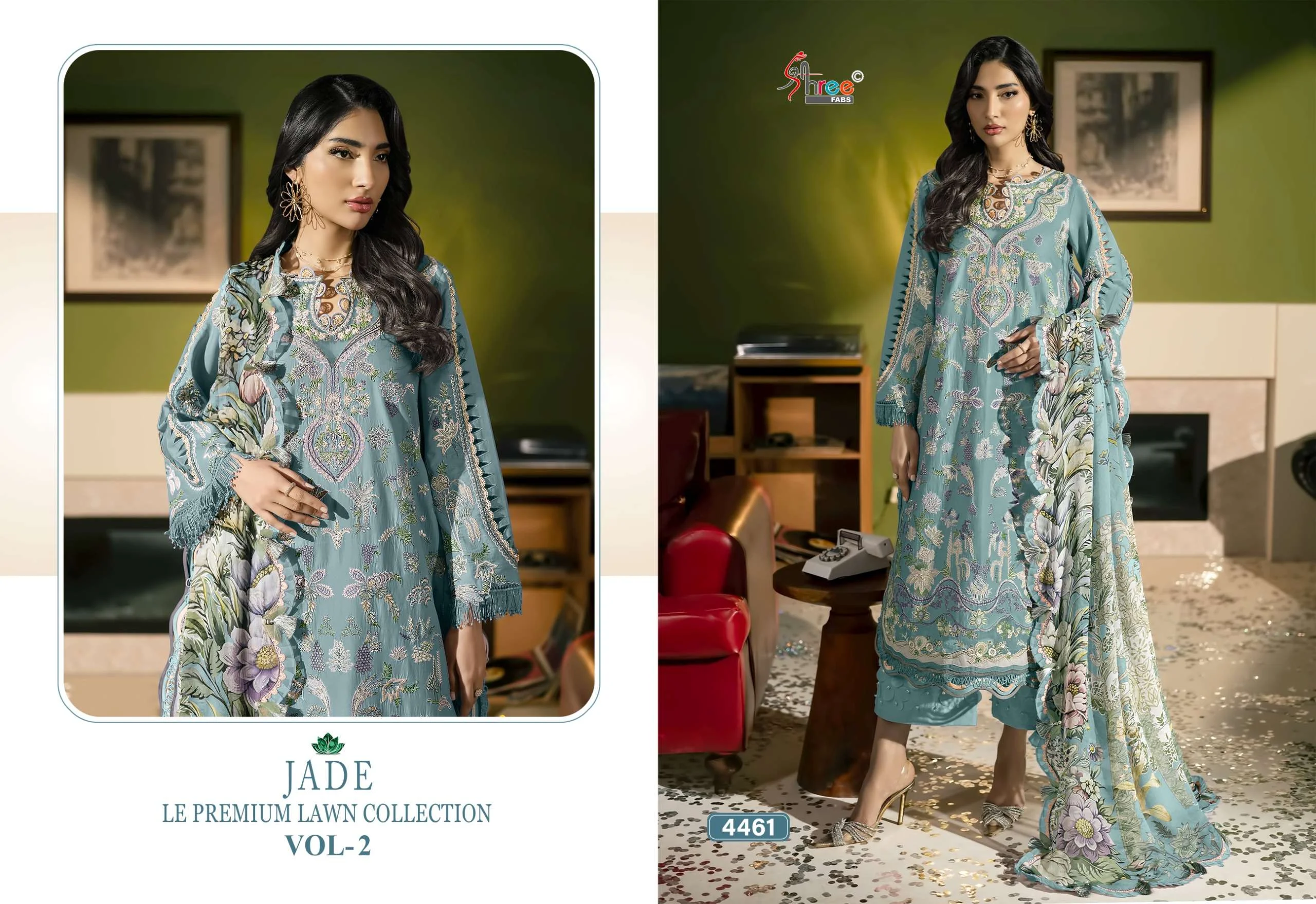 Shree Fab Jade Le Premium Lawn Collection Vol 2