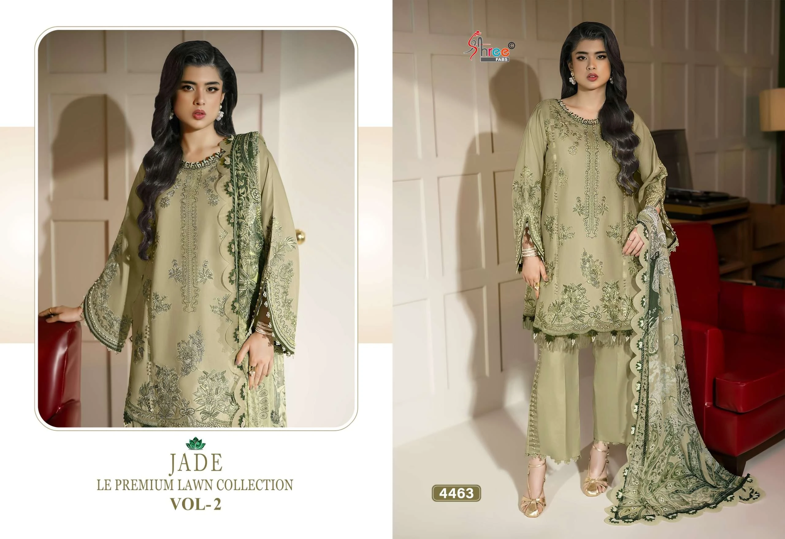 Shree Fab Jade Le Premium Lawn Collection Vol 2