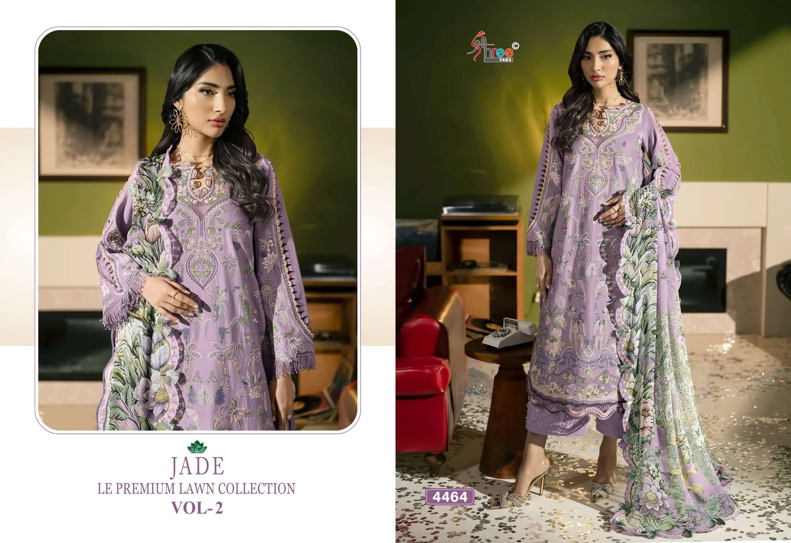 Shree Fab Jade Le Premium Lawn Collection Vol 2