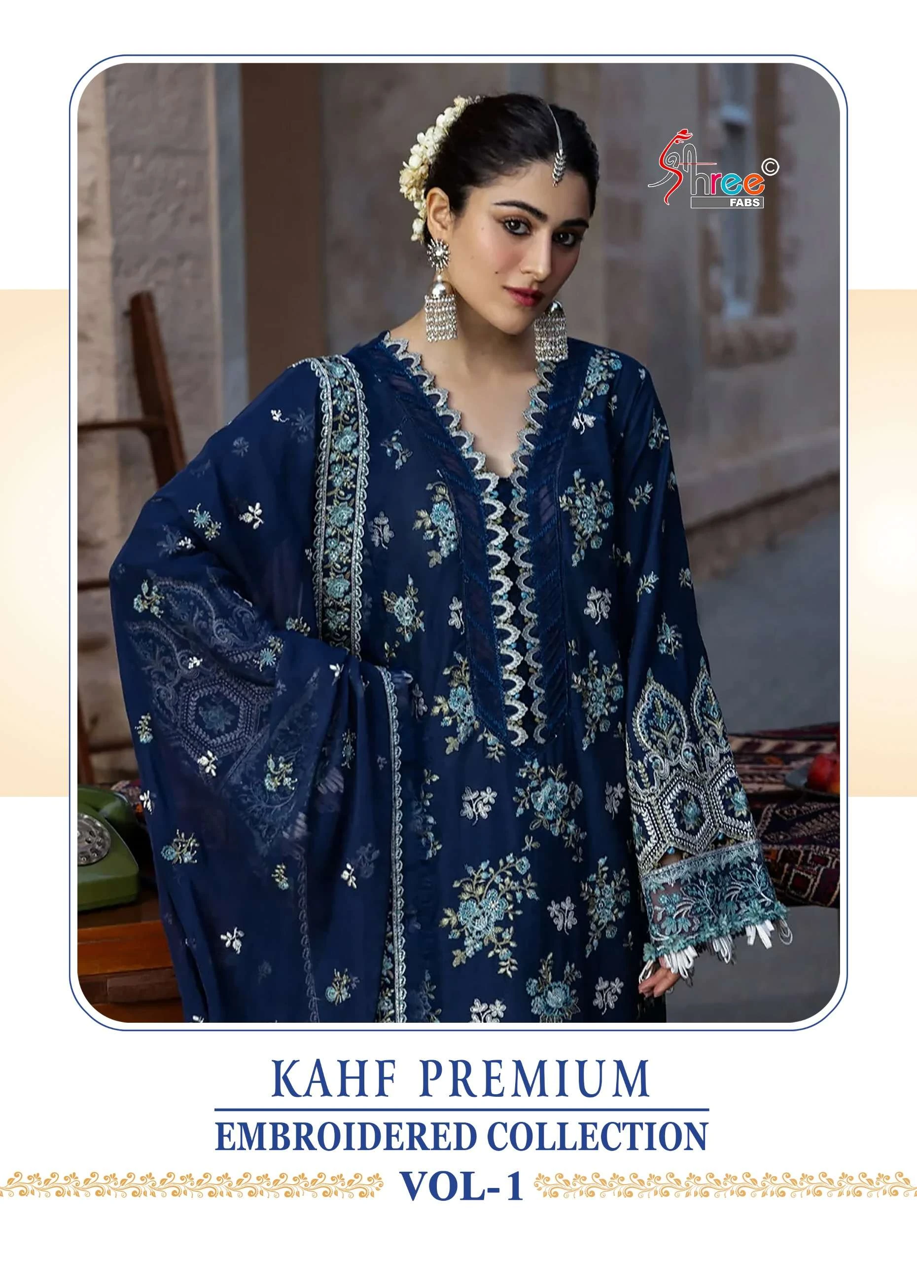 Shree Fab Kahf Premium Embroidered Collection Vol 1