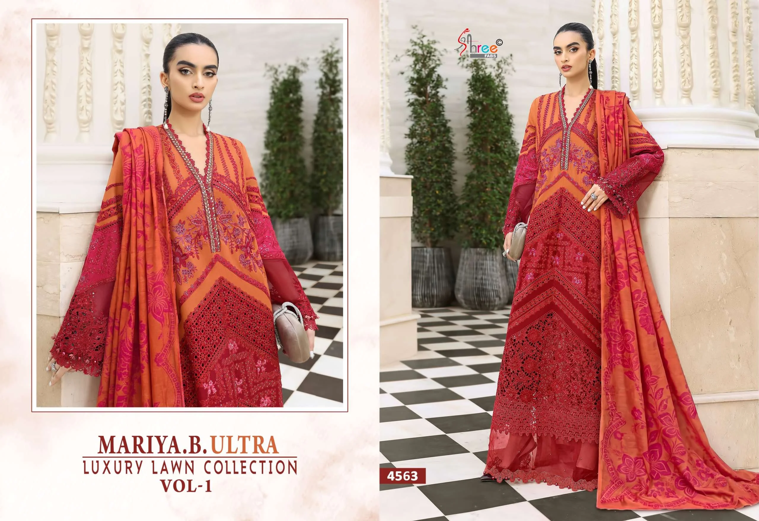 Shree Fab Maria B Ultra Luxury Lawn Collection Vol 1