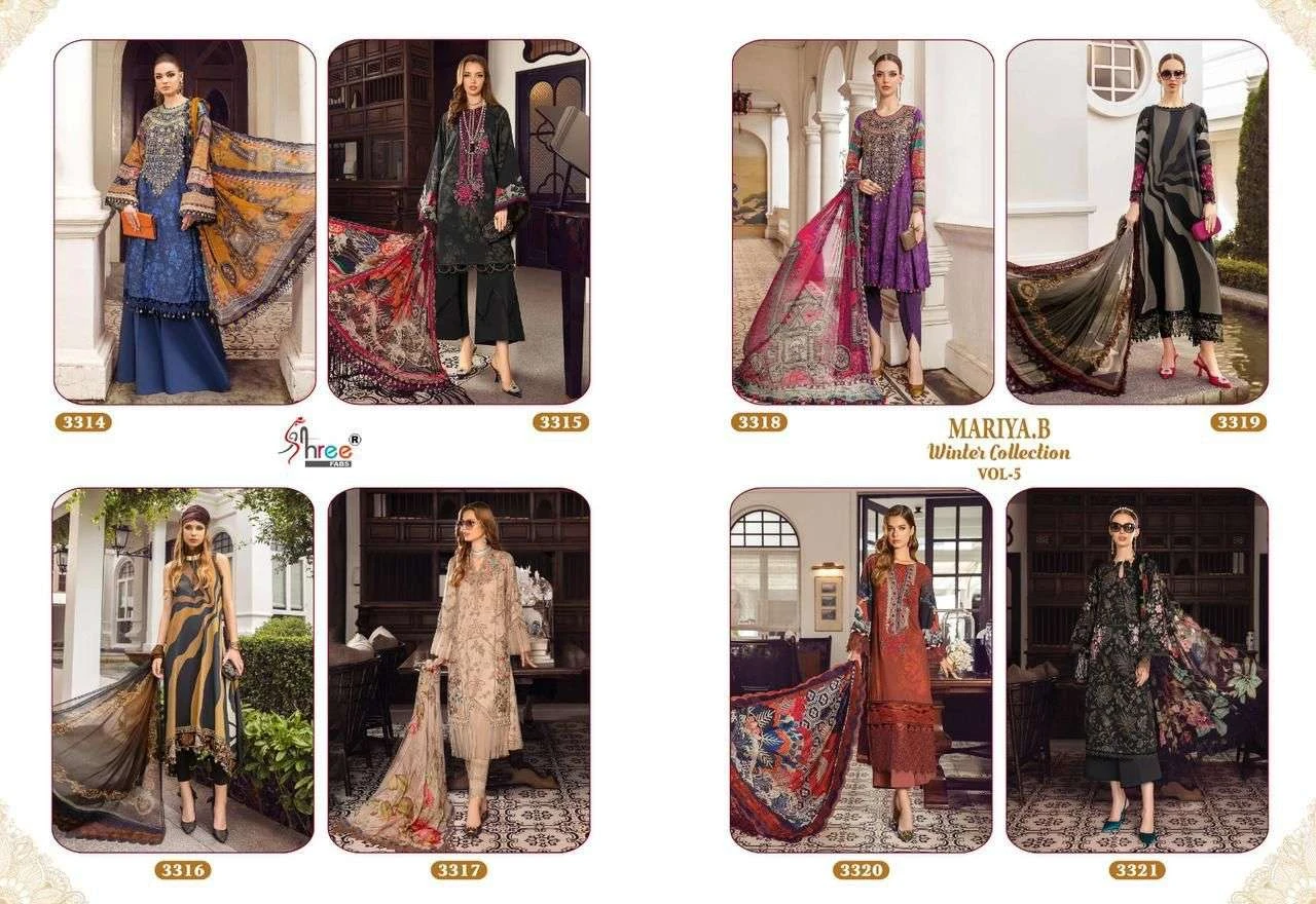 Shree Fab Maria B Winter Collection Vol 5