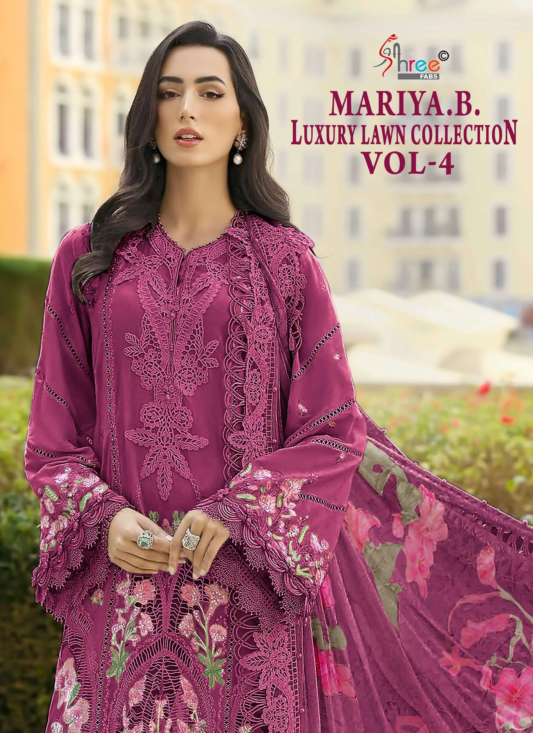 Shree Fab Mariya B Luxury Lawn Collection Vol 4