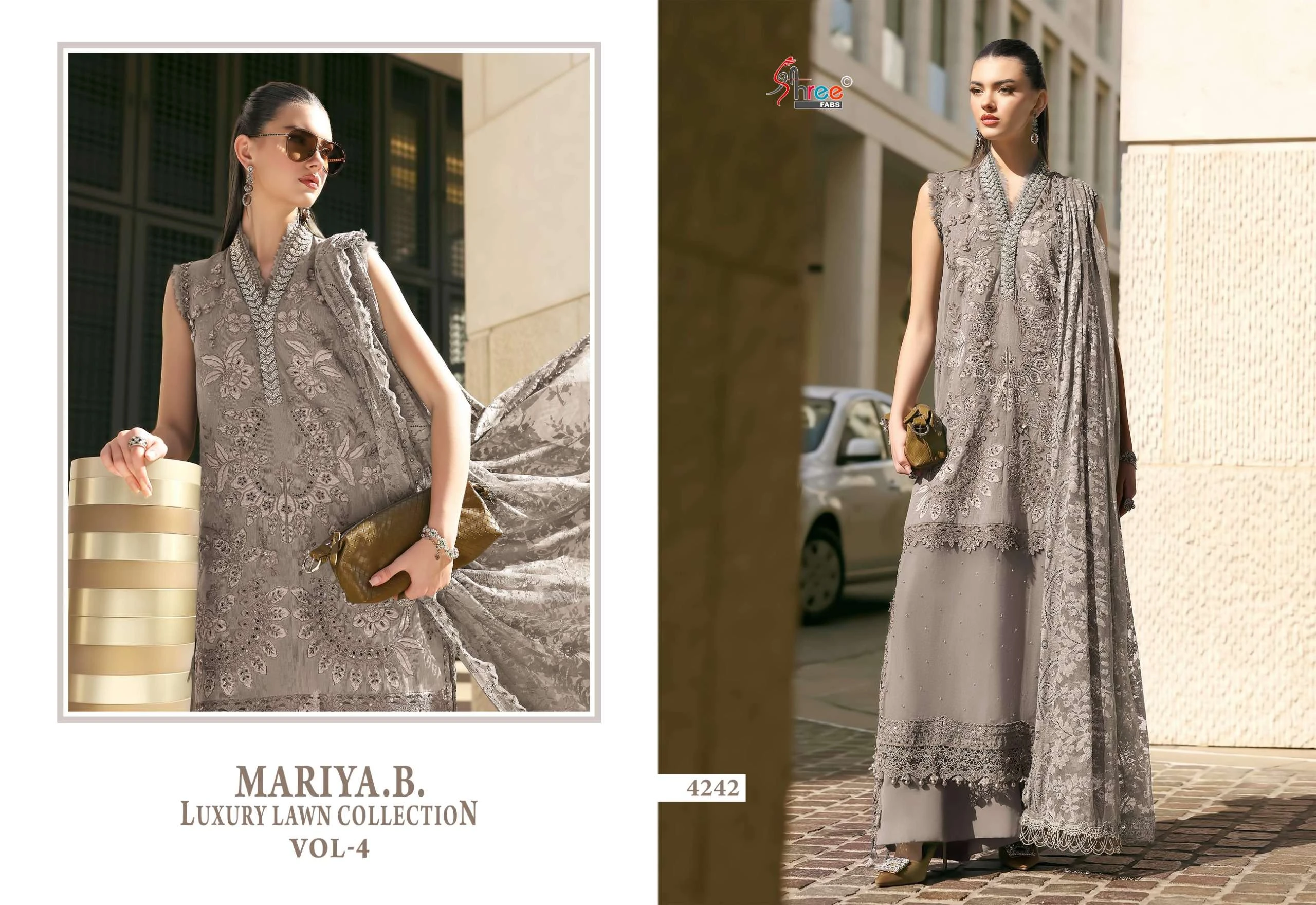 Shree Fab Mariya B Luxury Lawn Collection Vol 4