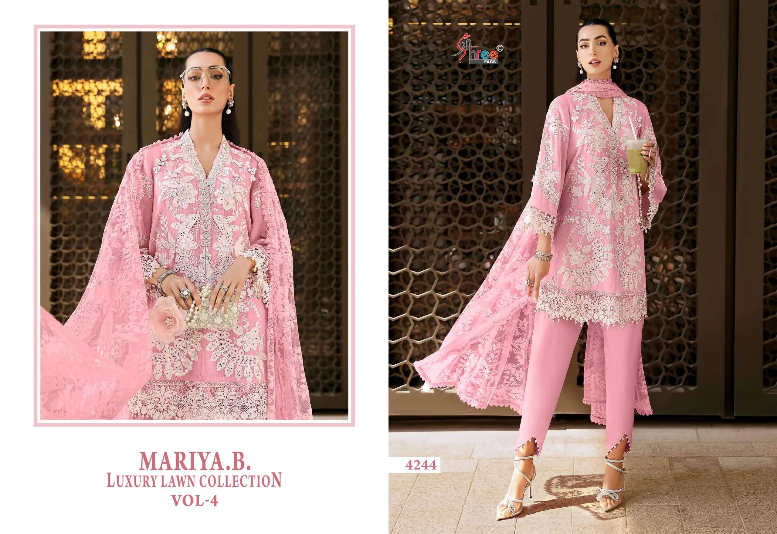Shree Fab Mariya B Luxury Lawn Collection Vol 4