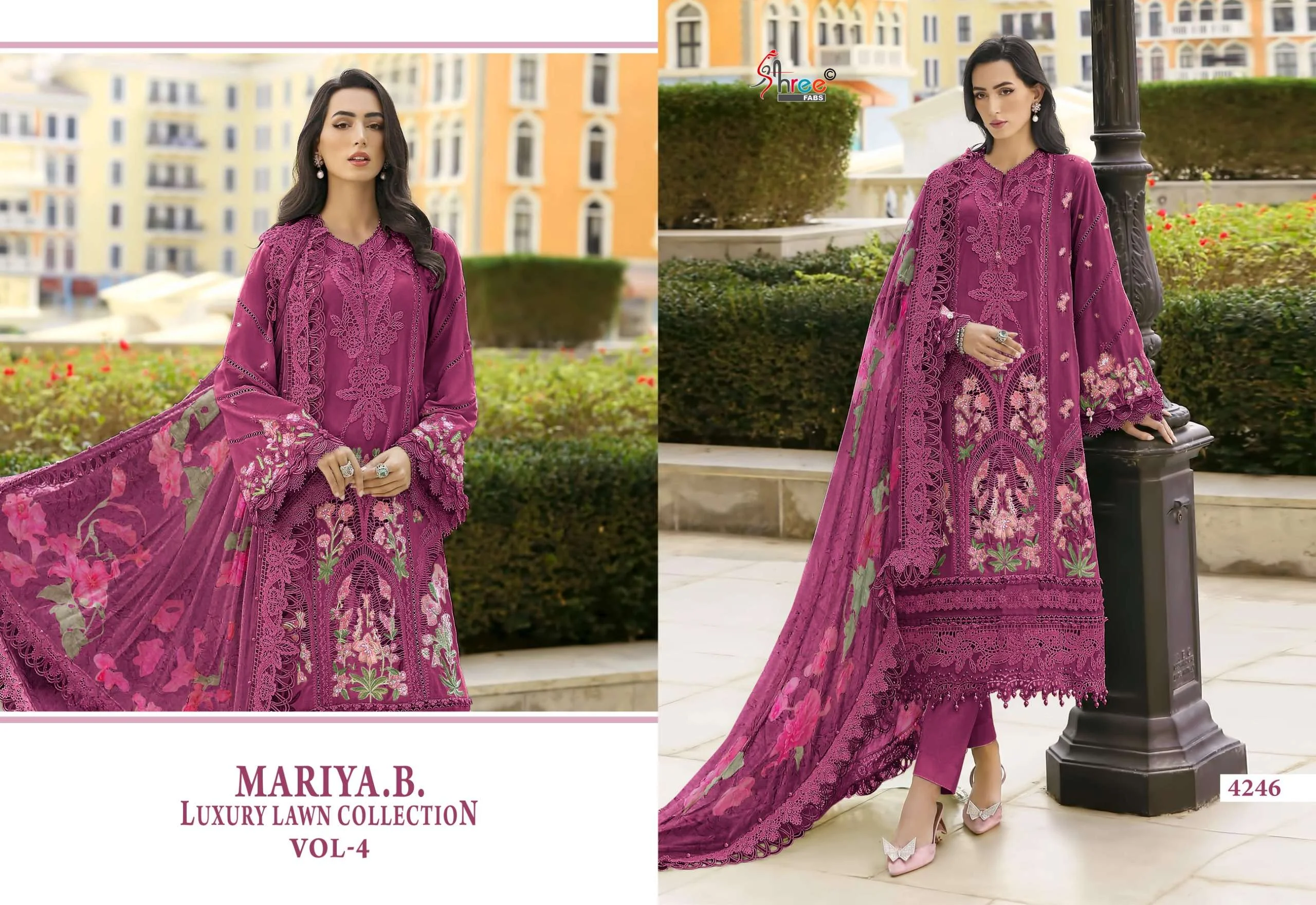 Shree Fab Mariya B Luxury Lawn Collection Vol 4